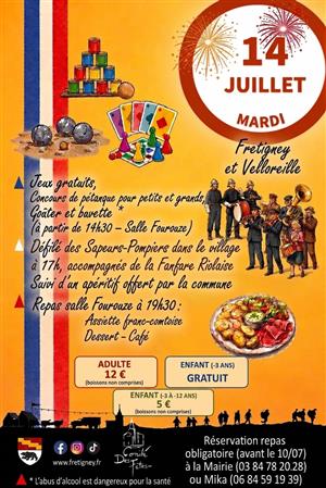 Maintenu - Fête Nationale à Frétigney