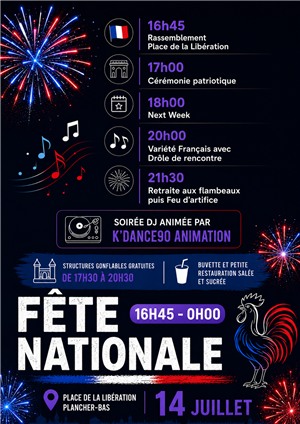 Fête Nationale et Feu d'artifice