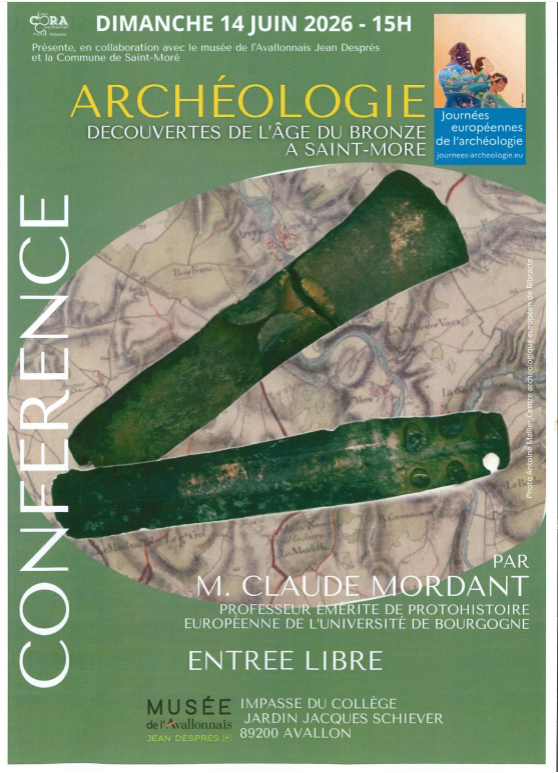 Conférence : découvertes de l'âge du bronze — visuel événement