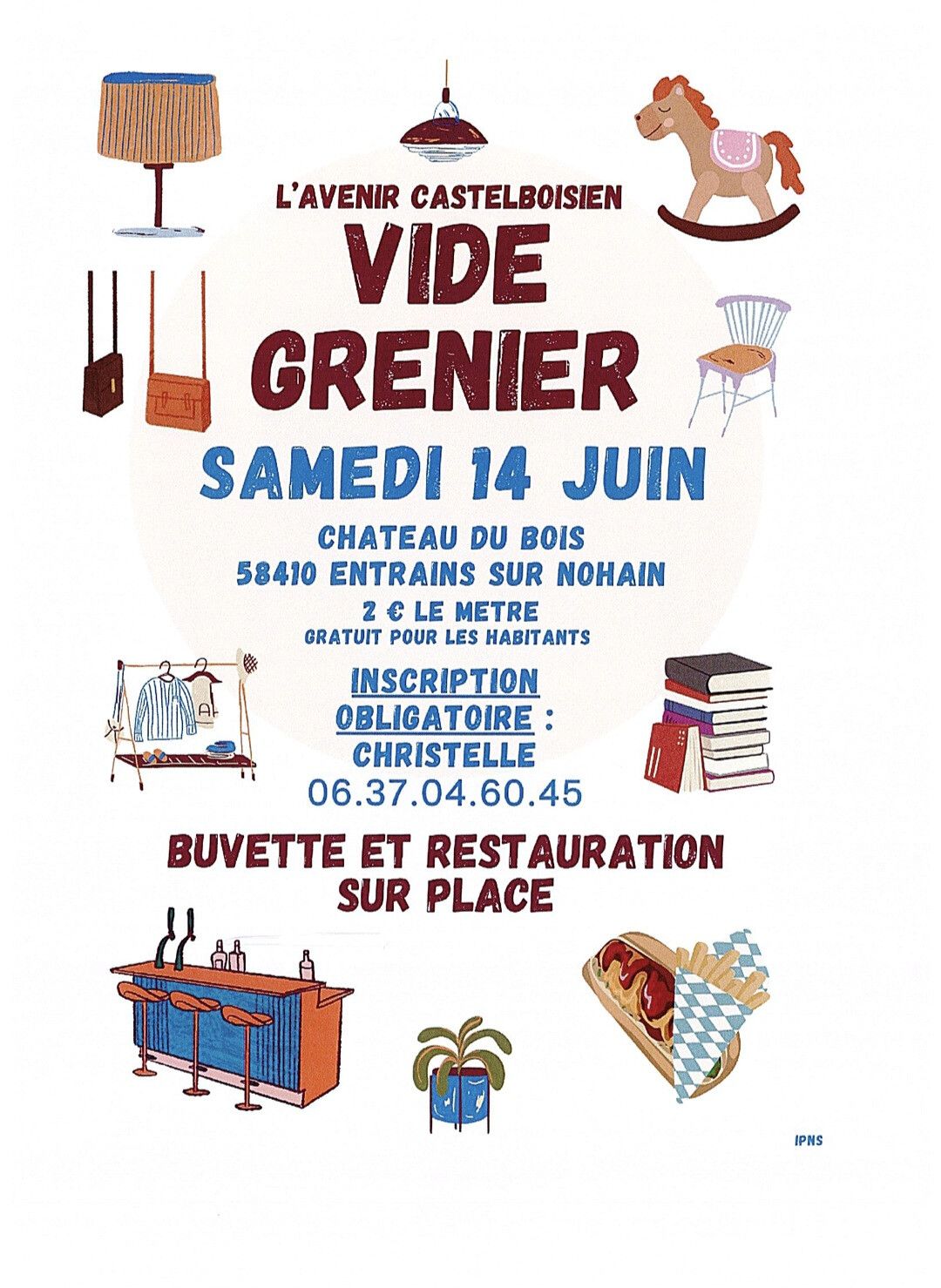 VIDE GRENIER ENTRAINS SUR NOHAIN