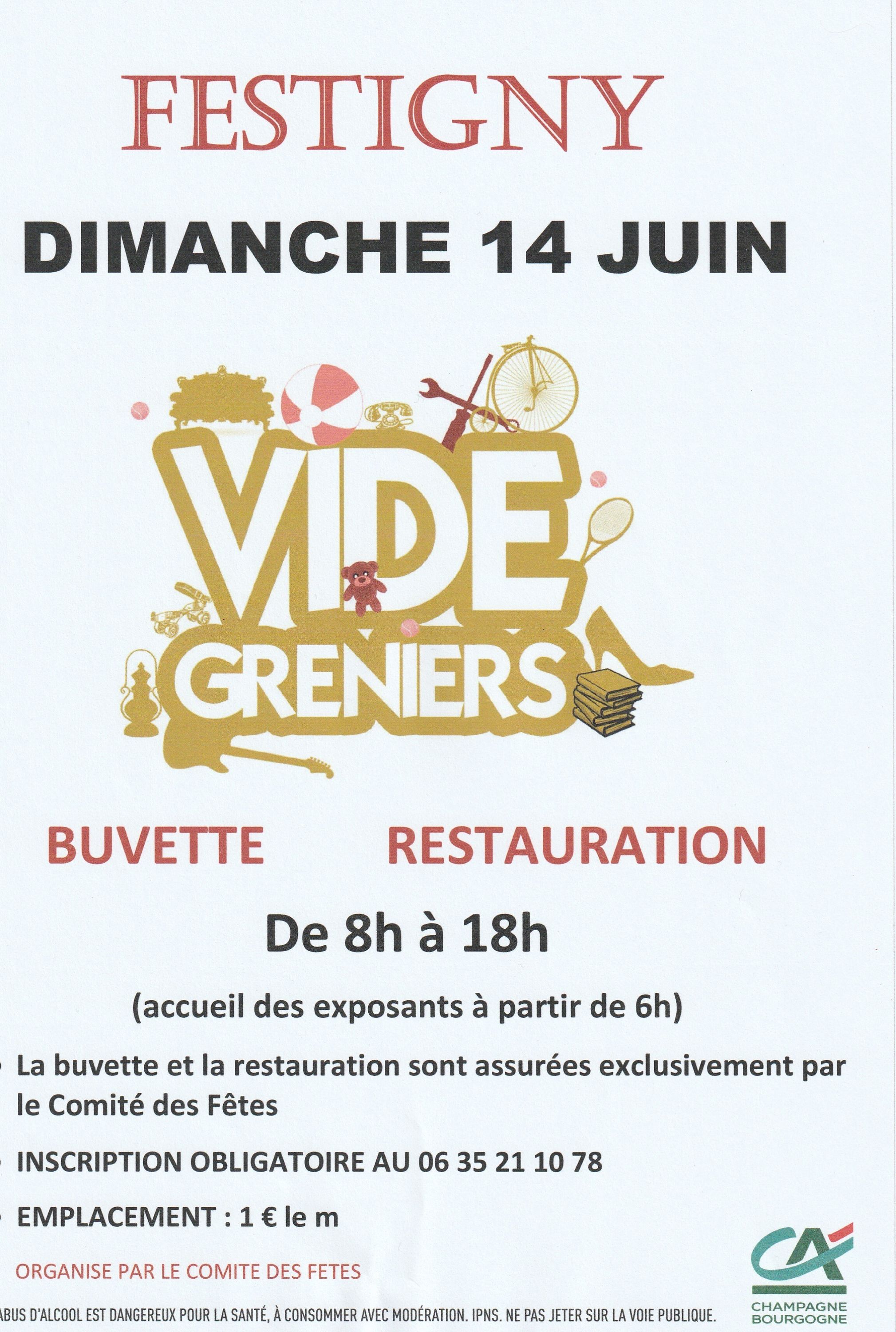 Vide greniers à Festigny