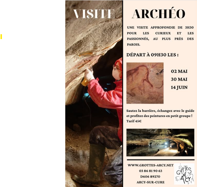Visite immersive aux grottes d'Arcy-sur-Cure