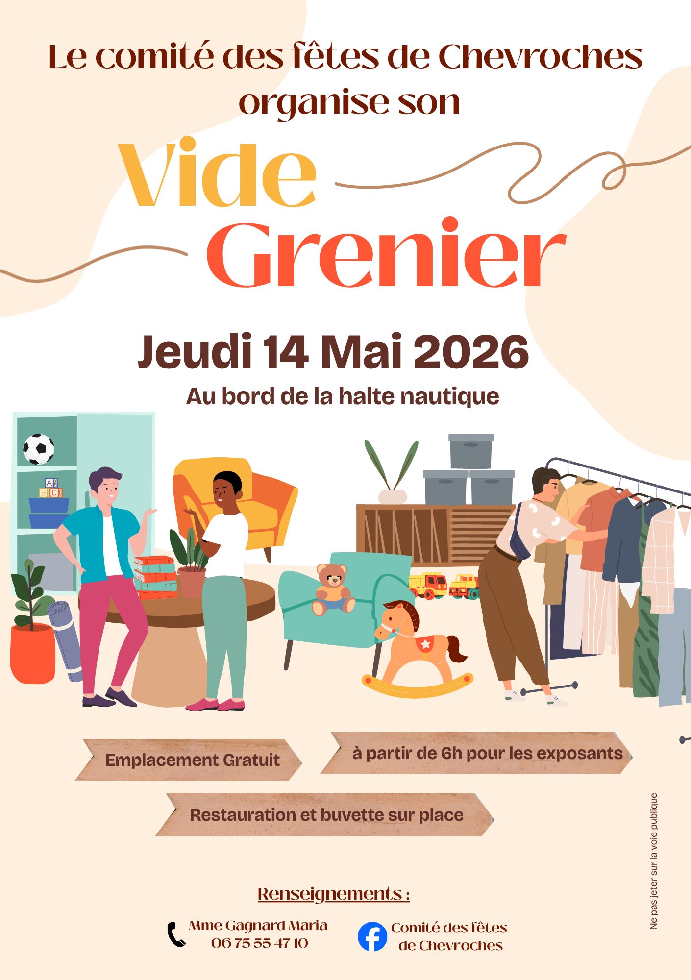 Vide Grenier à Chevroches — visuel événement