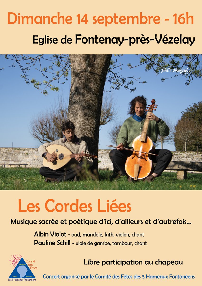 14 sept - Concert Cordes liées Fontenay