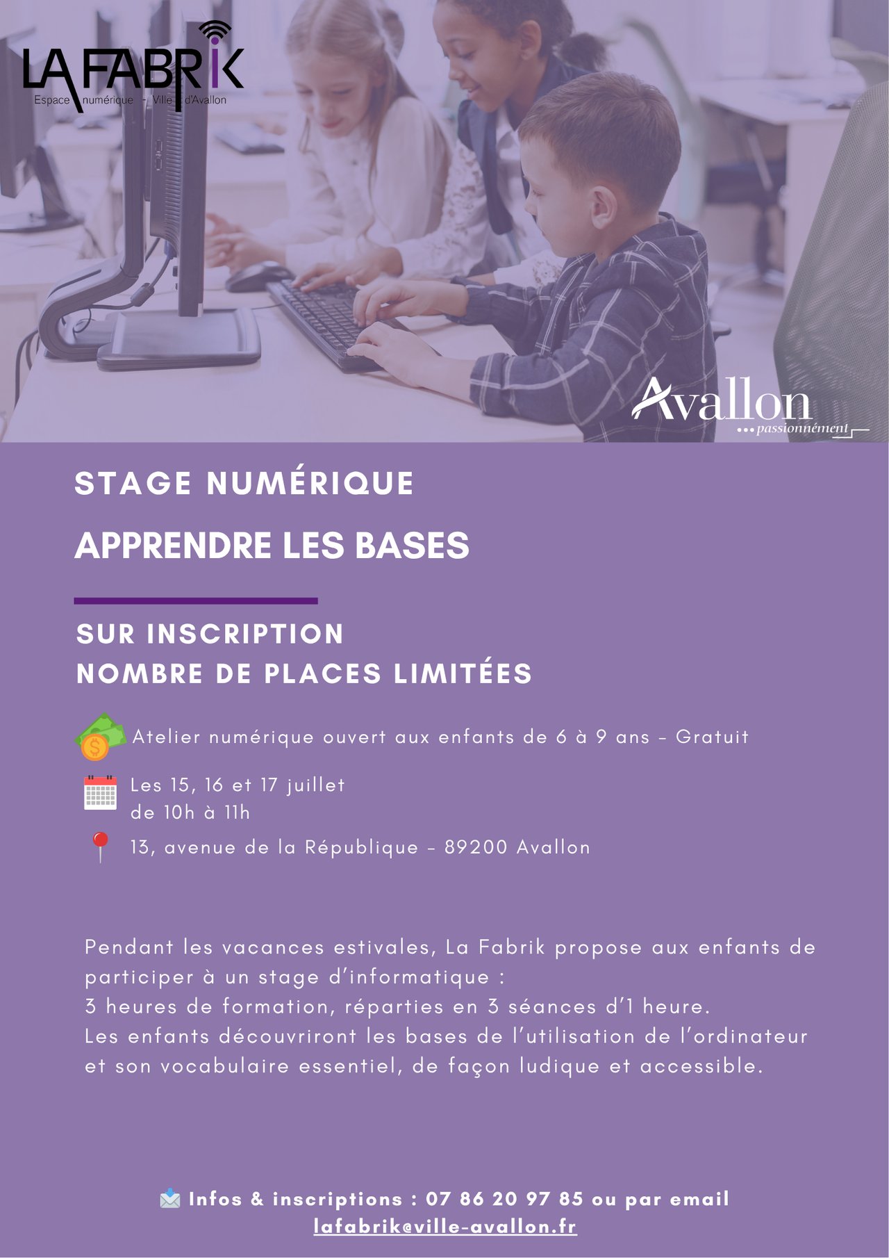Stage numérique - Apprendre les bases