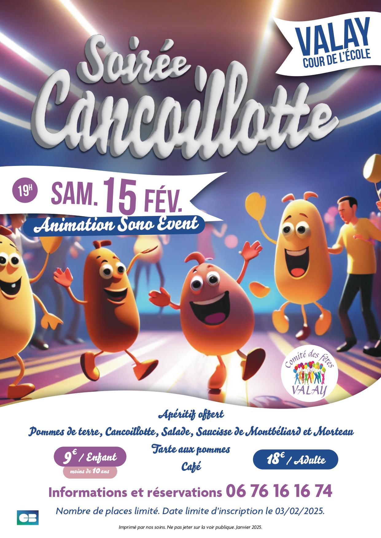 Soirée cancoillotte