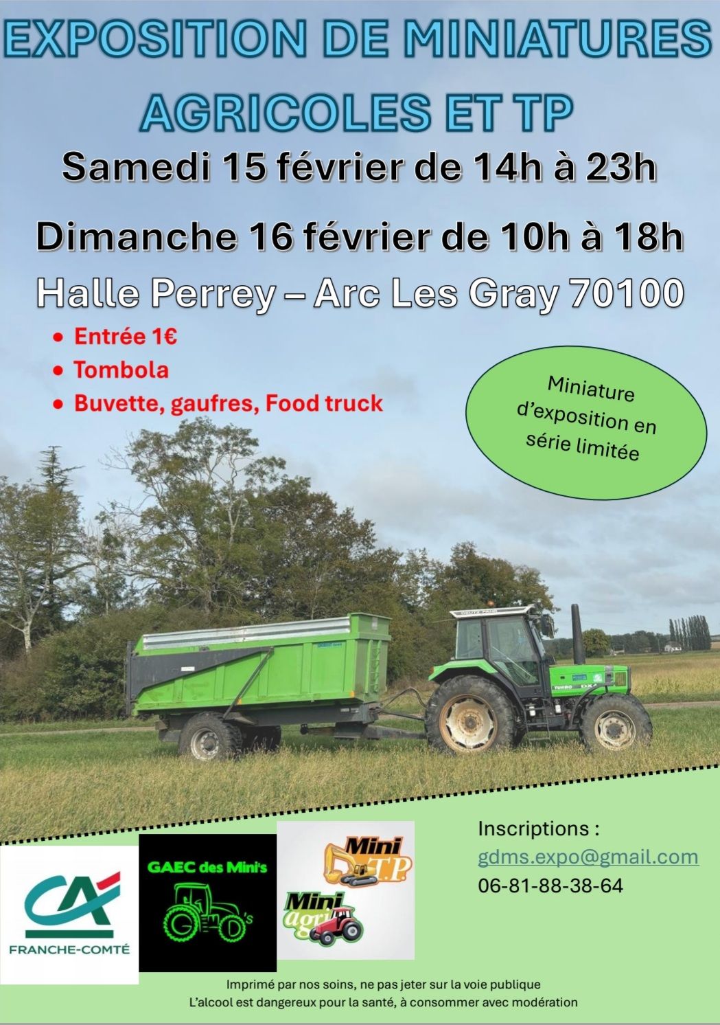 Exposition de mignatures agricoles et TP