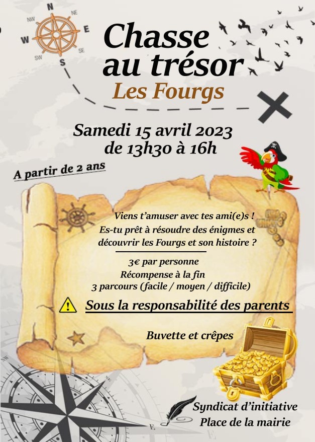 15 avril - chasse au trésor - Les Fgs