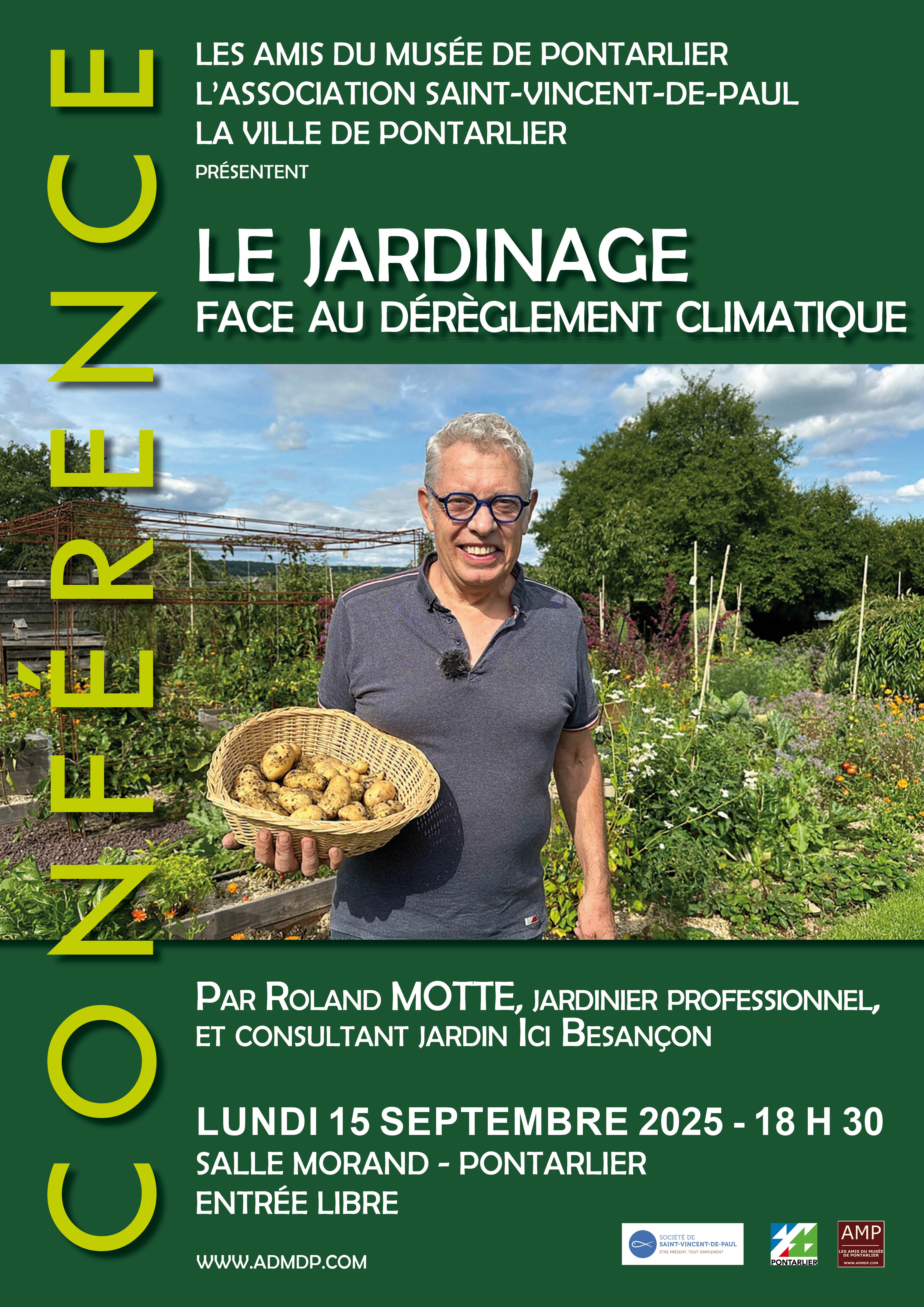 15 septembre - conférence le jardinage - pontarlier