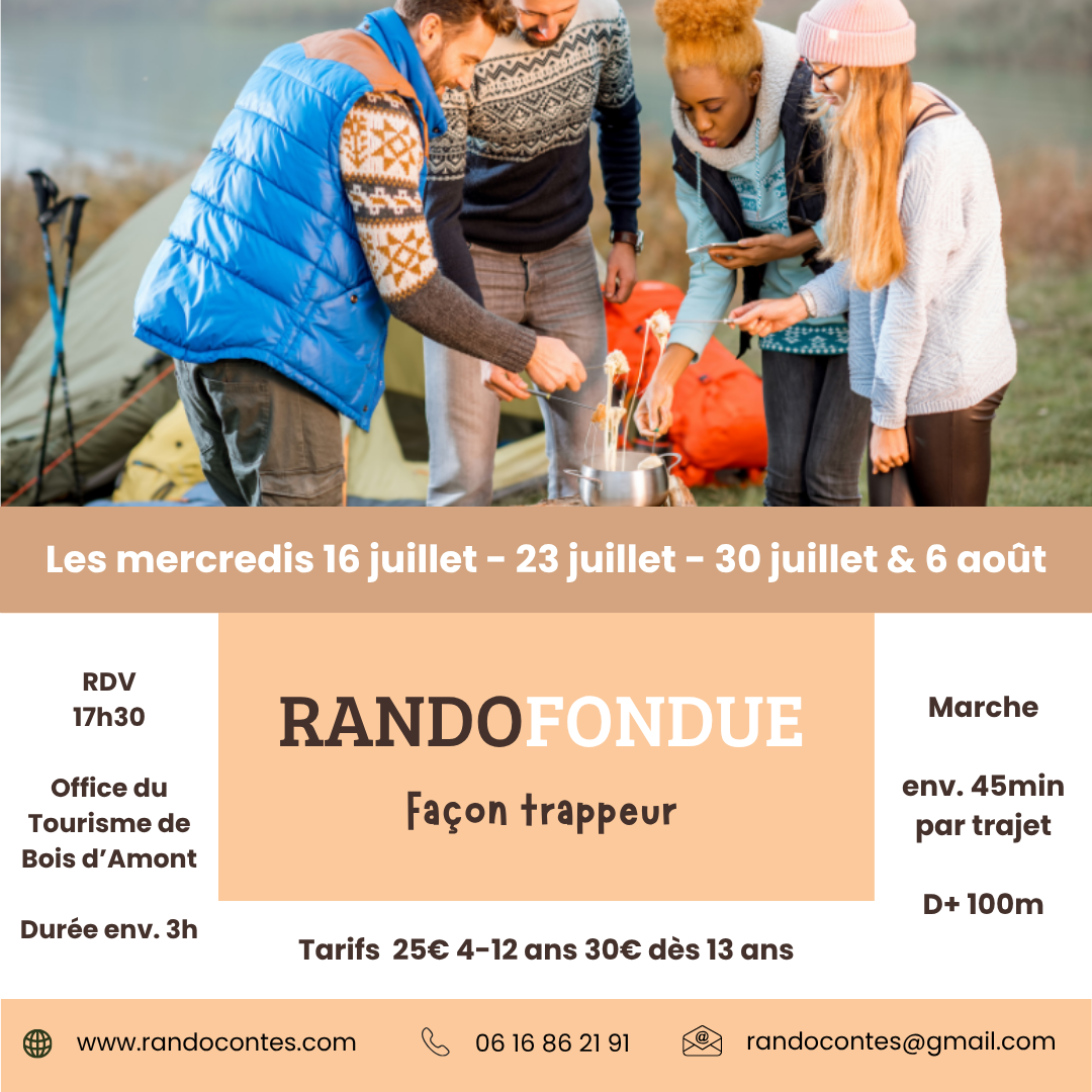 RandoFondue - façon trappeur