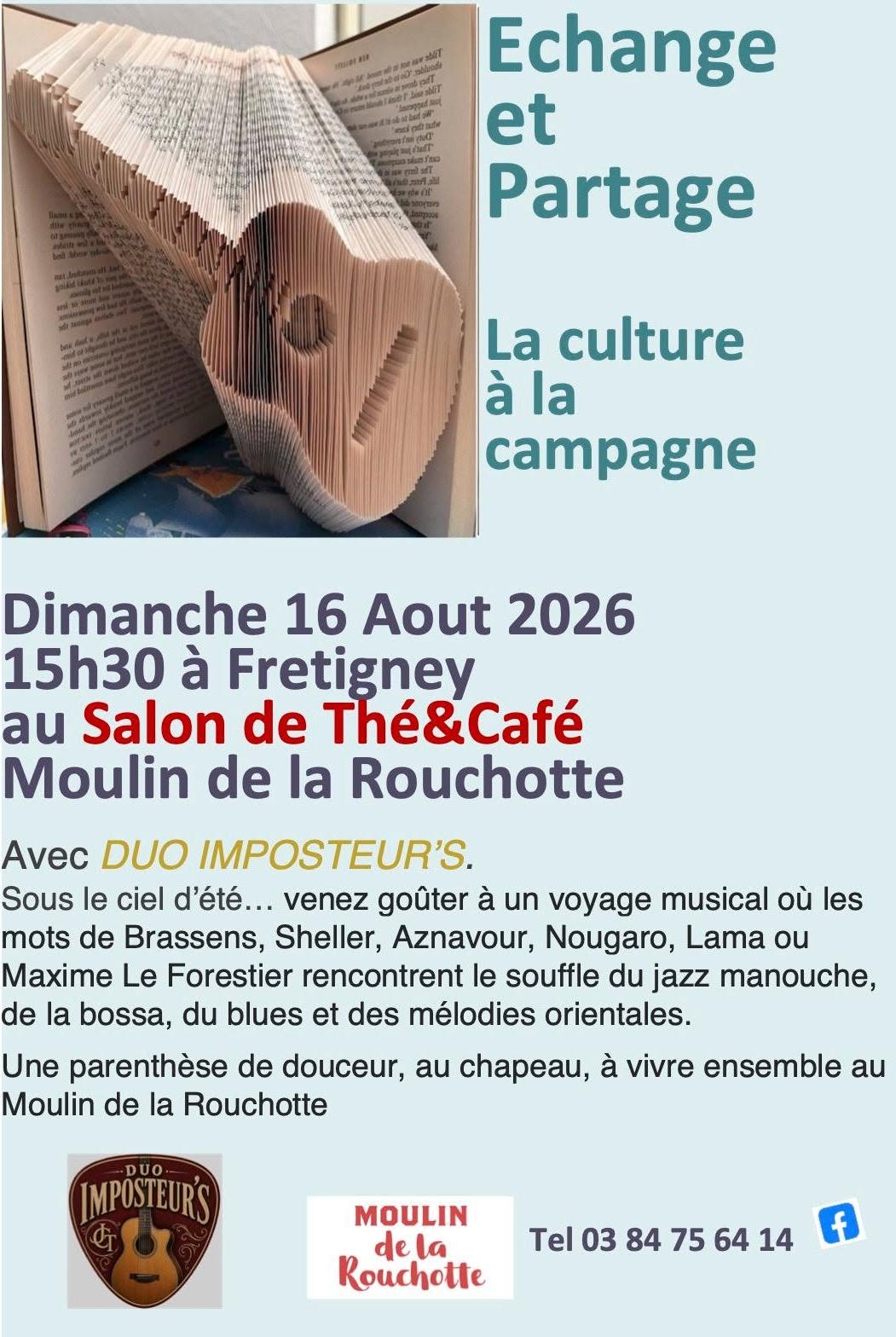 Voyage musical au salon de thé&café à Fretigney