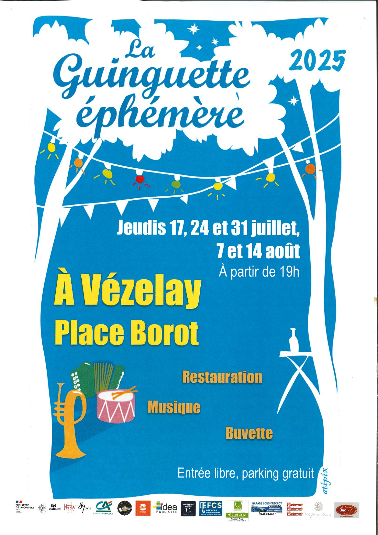 17-24-31 juillet Vezelay-Guingette