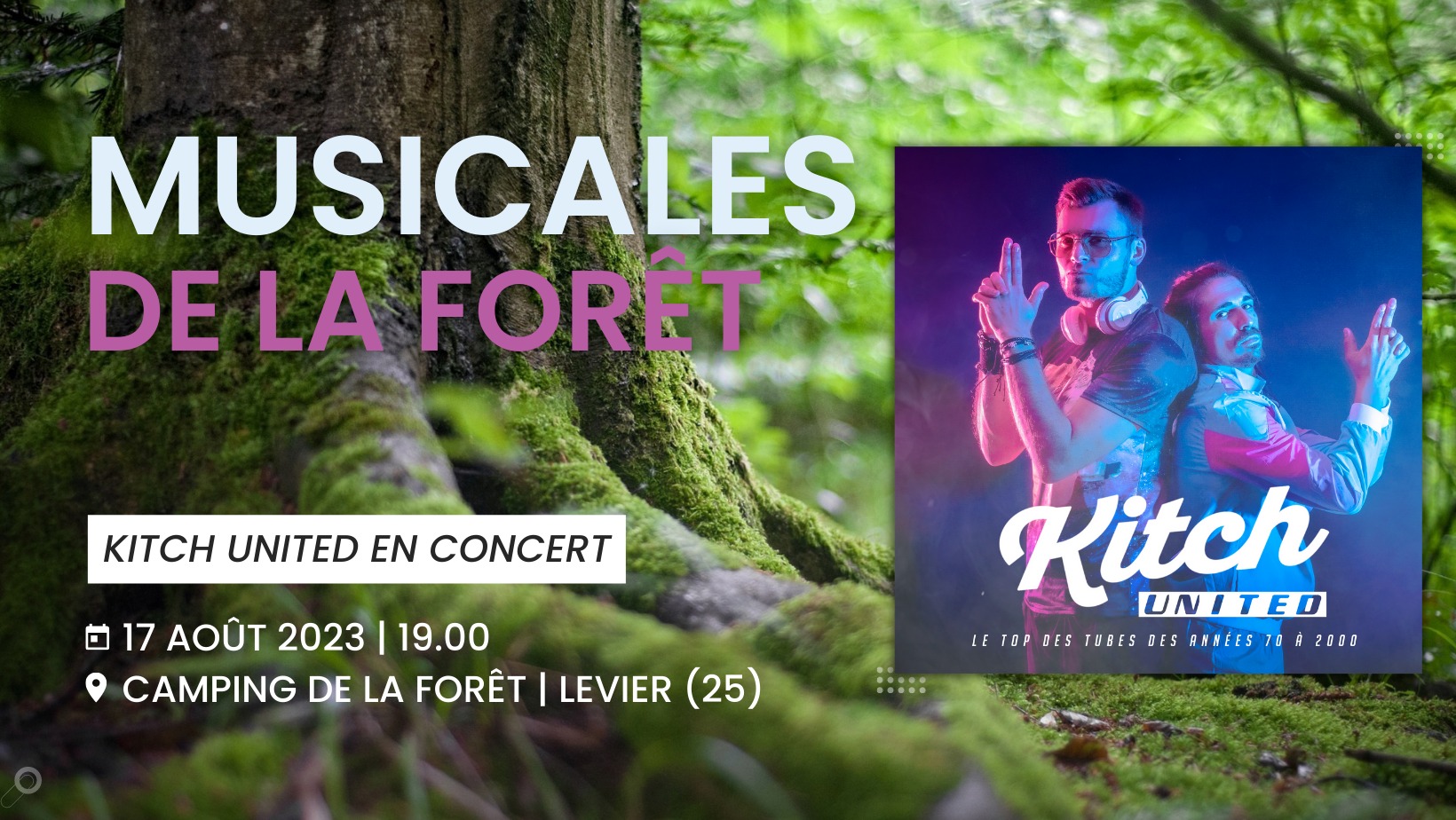17 aout - musicales de la foret Kitch United - Levier