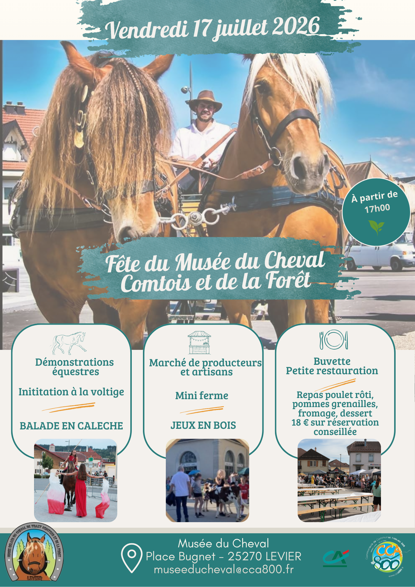 Fête du Musée du cheval de trait comtois et de la forêt