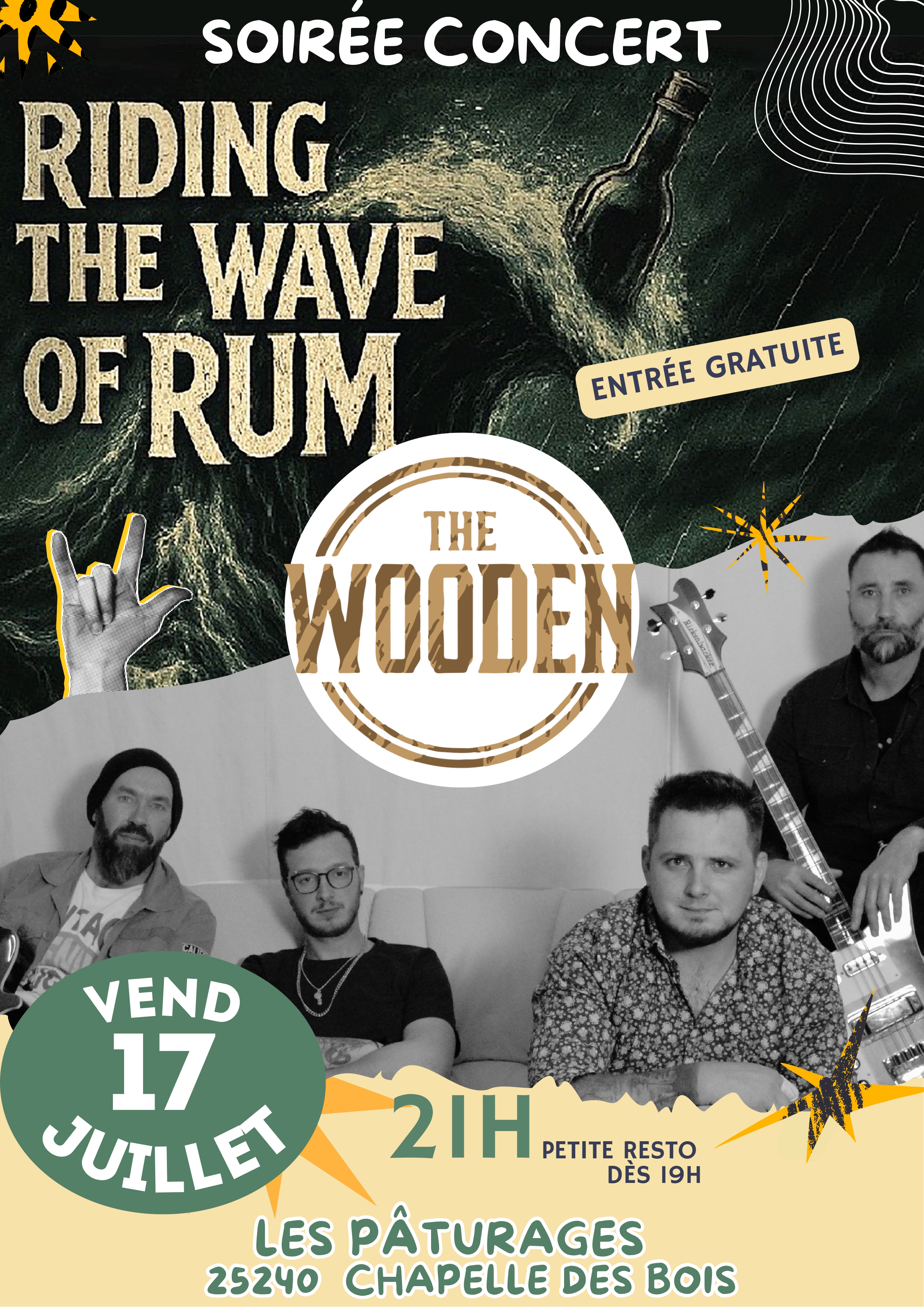 Soirée concert : The Wooden