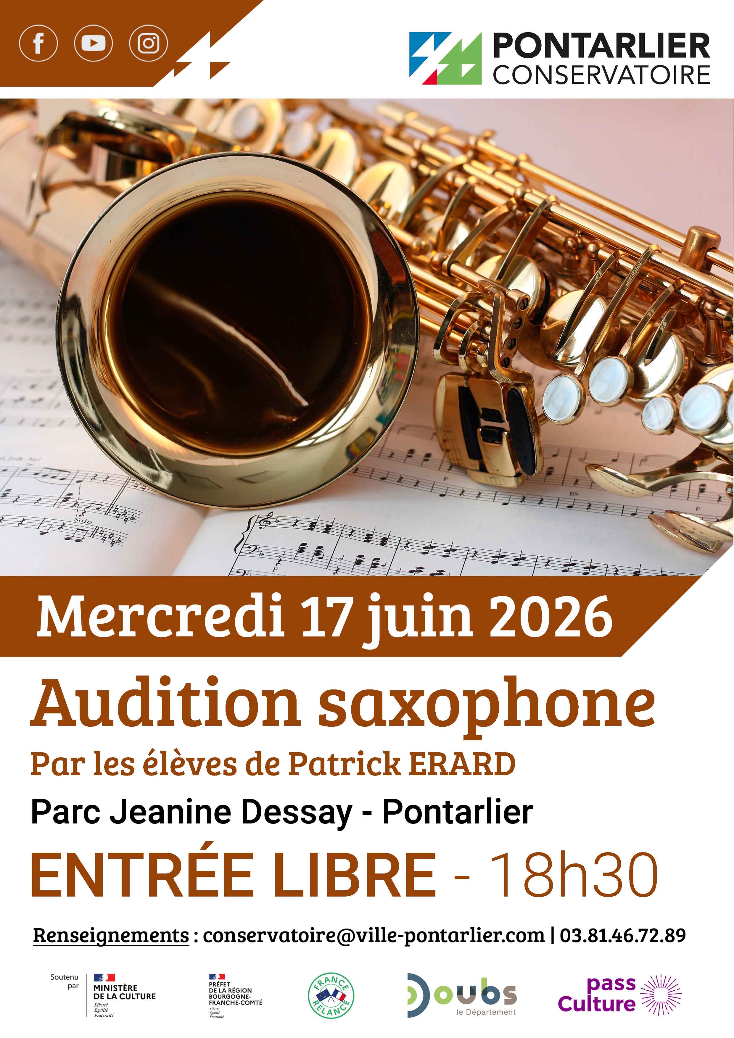 Audition - saxophone