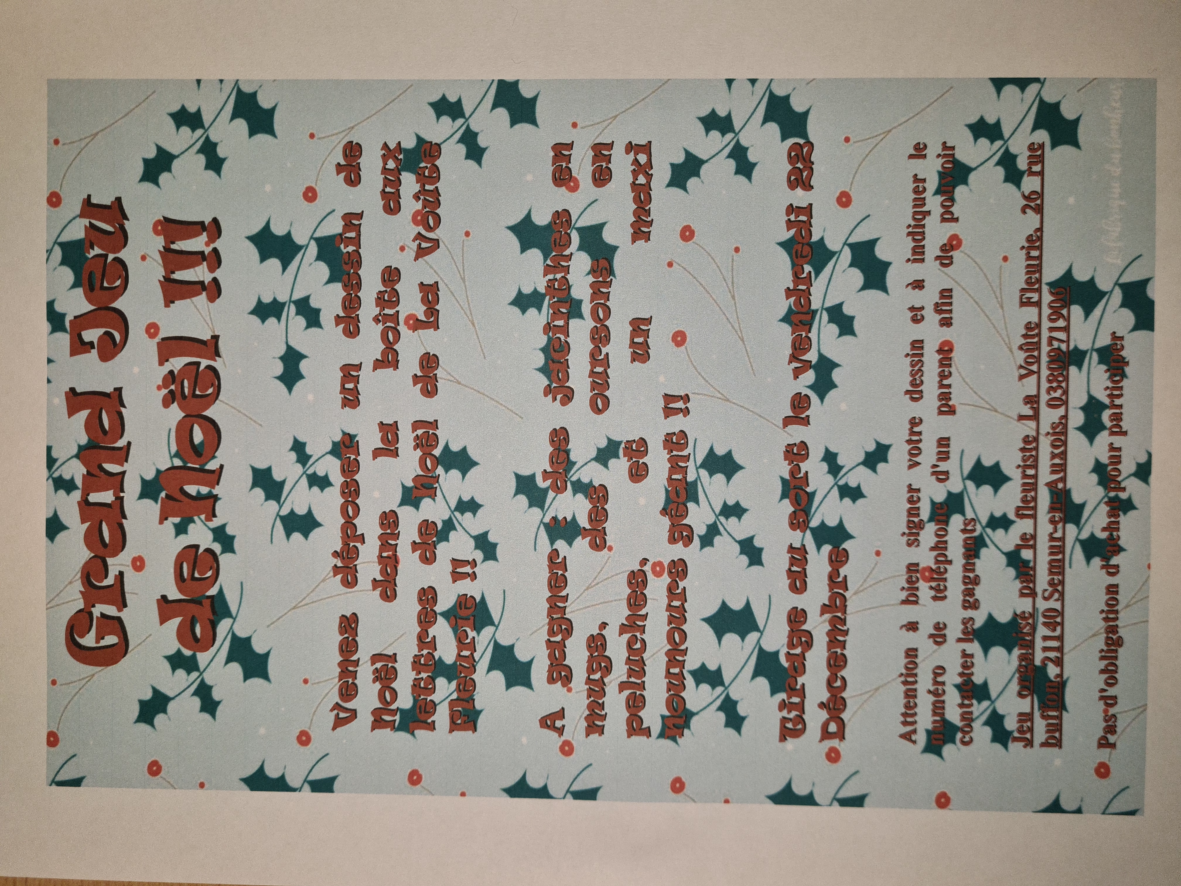 Grand jeu de Noël