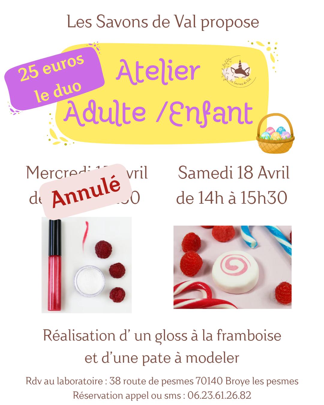 Atelier Adulte/enfant