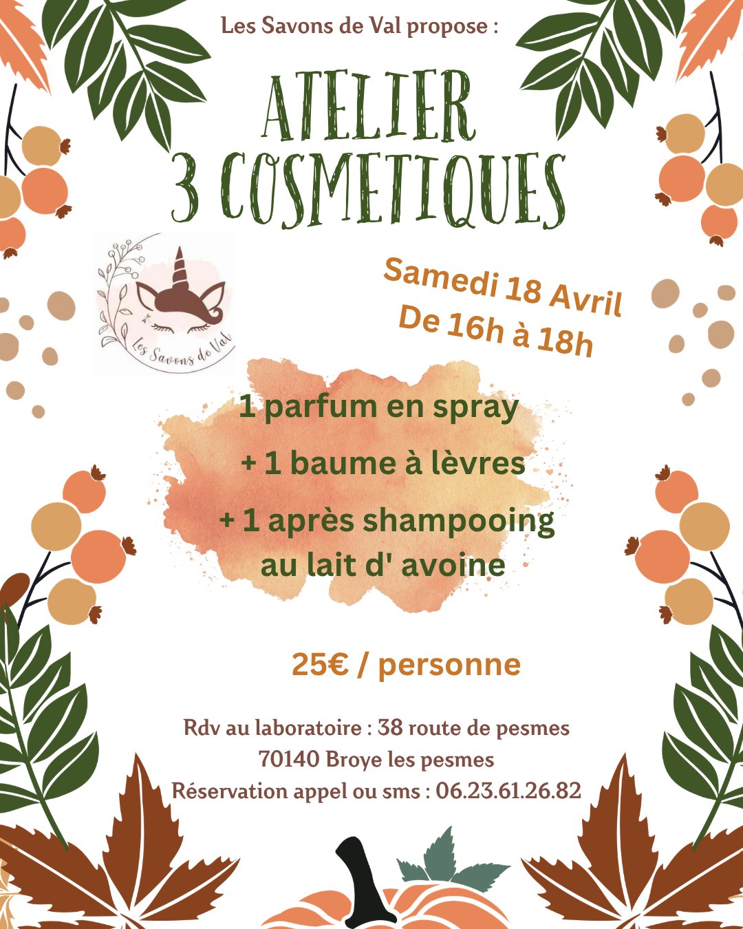Atelier 3 cosmétiques