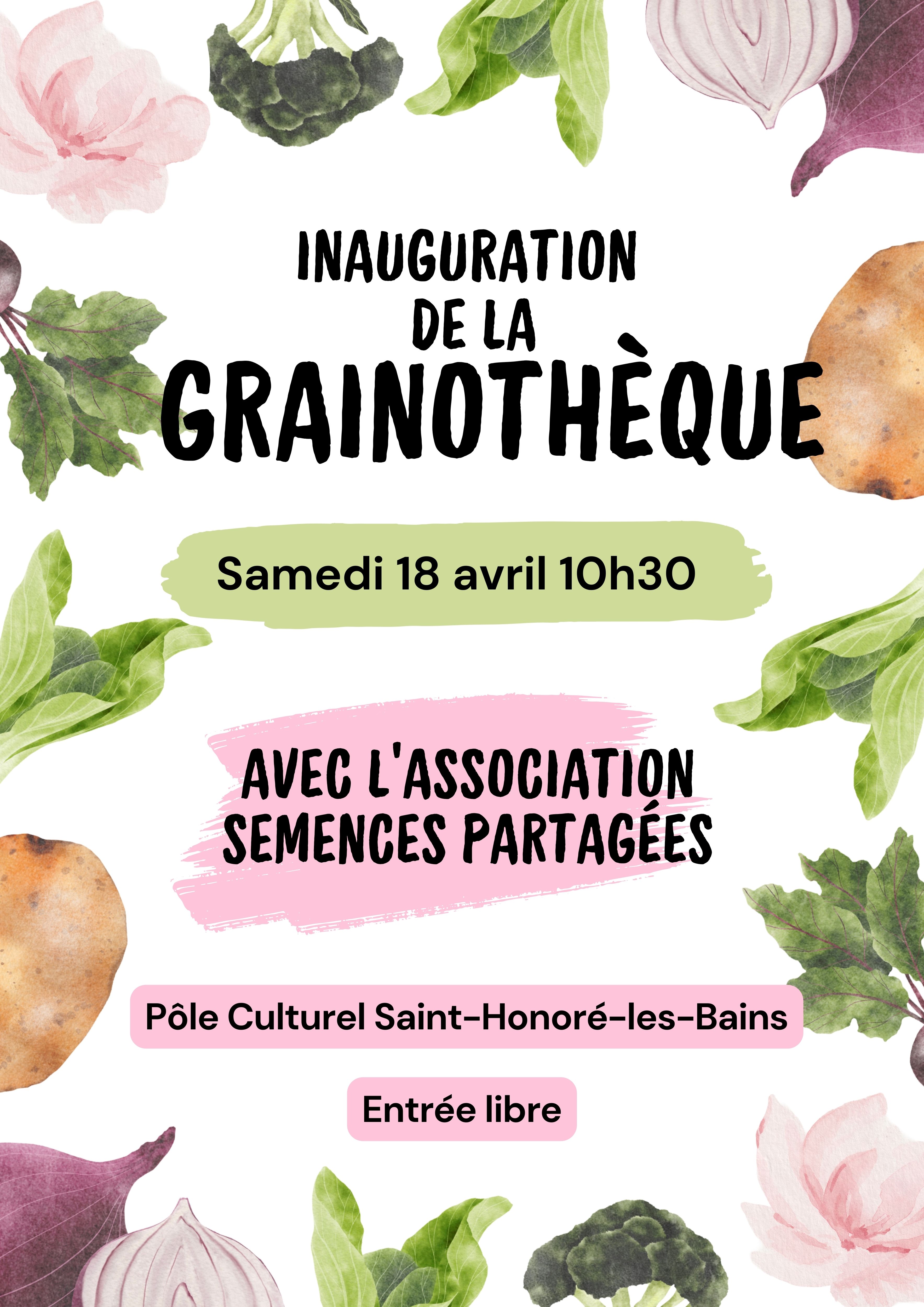 Inauguration de la grainothèque