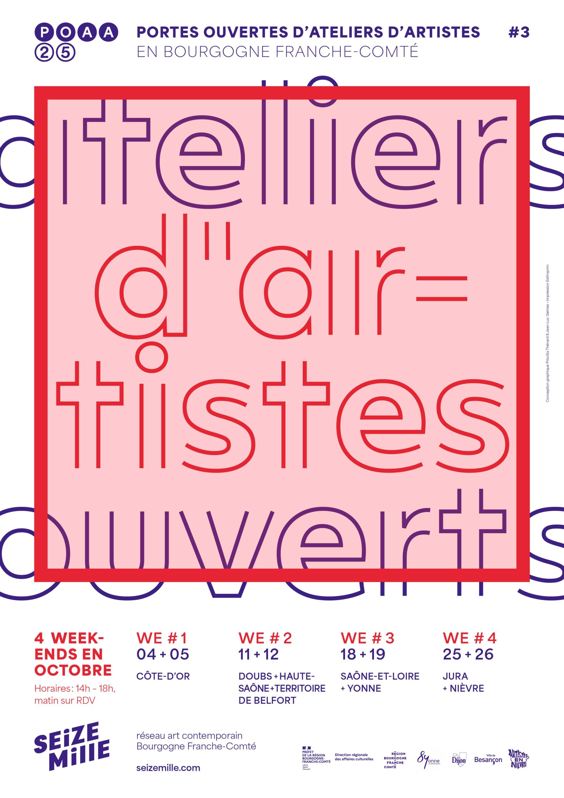 25 et 26 octobre 2025 - Portes ouvertes d'ateliers d'artistes #3 - Seize Mille