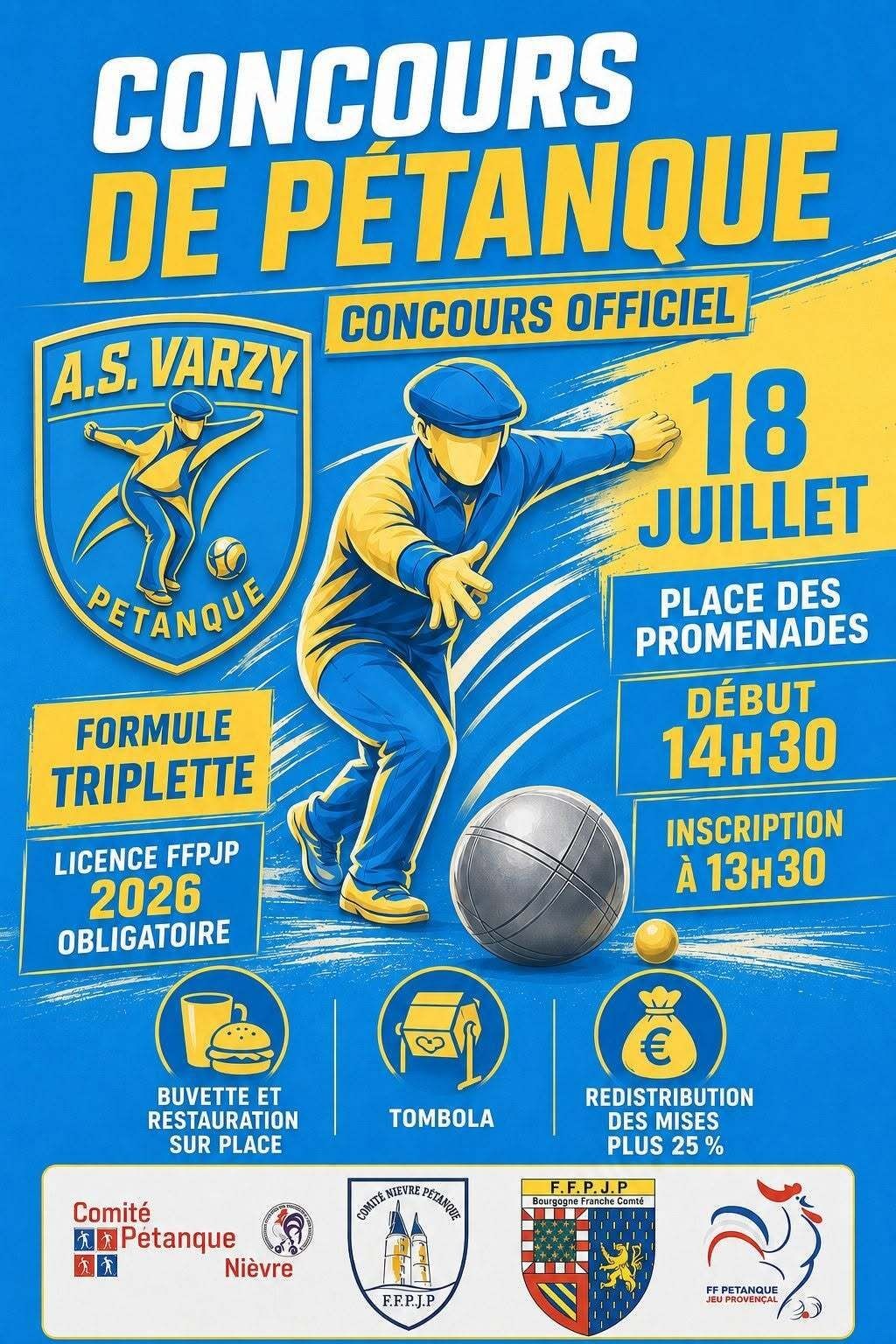 Concours de pétanque