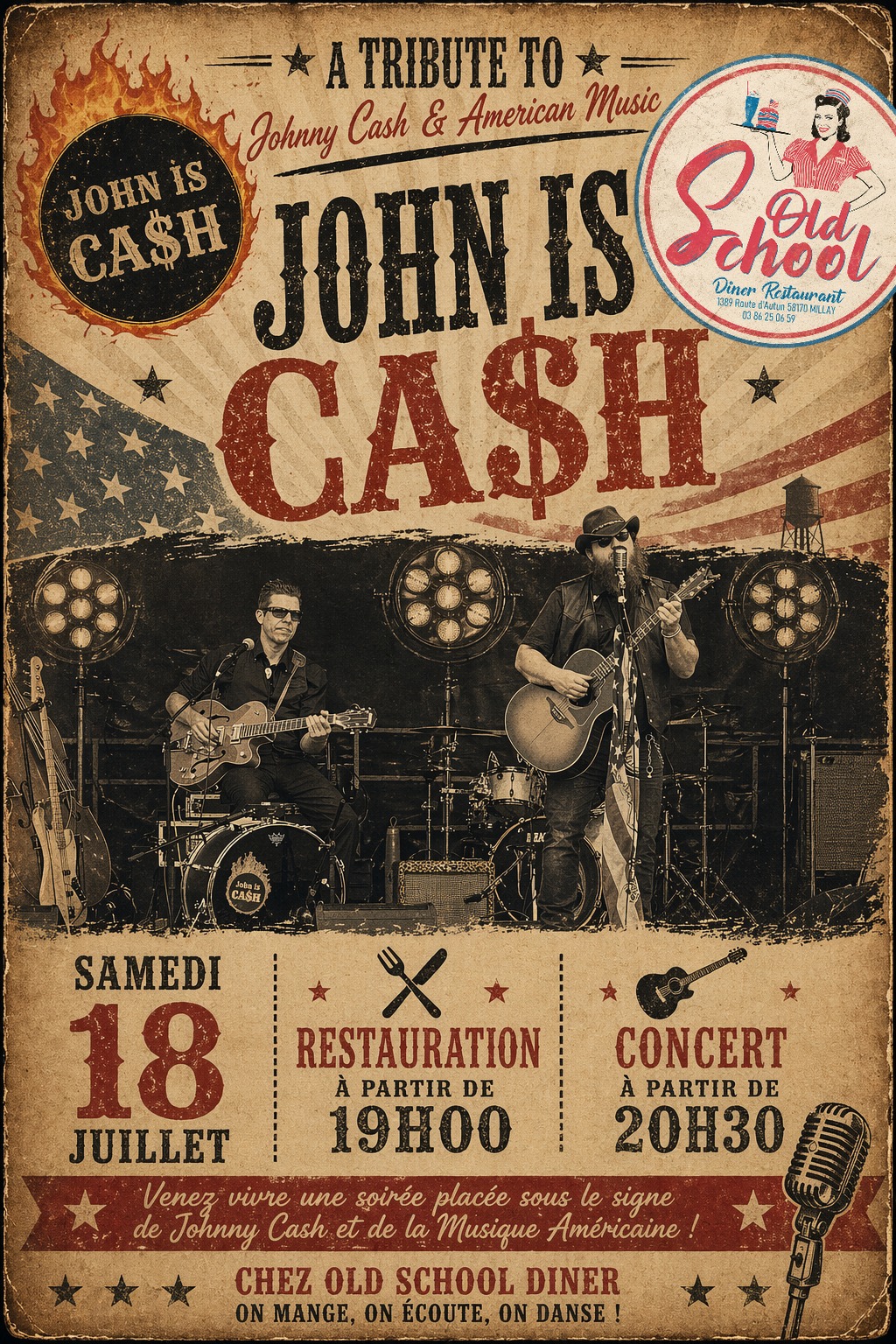 Concert : John is Ca$h
