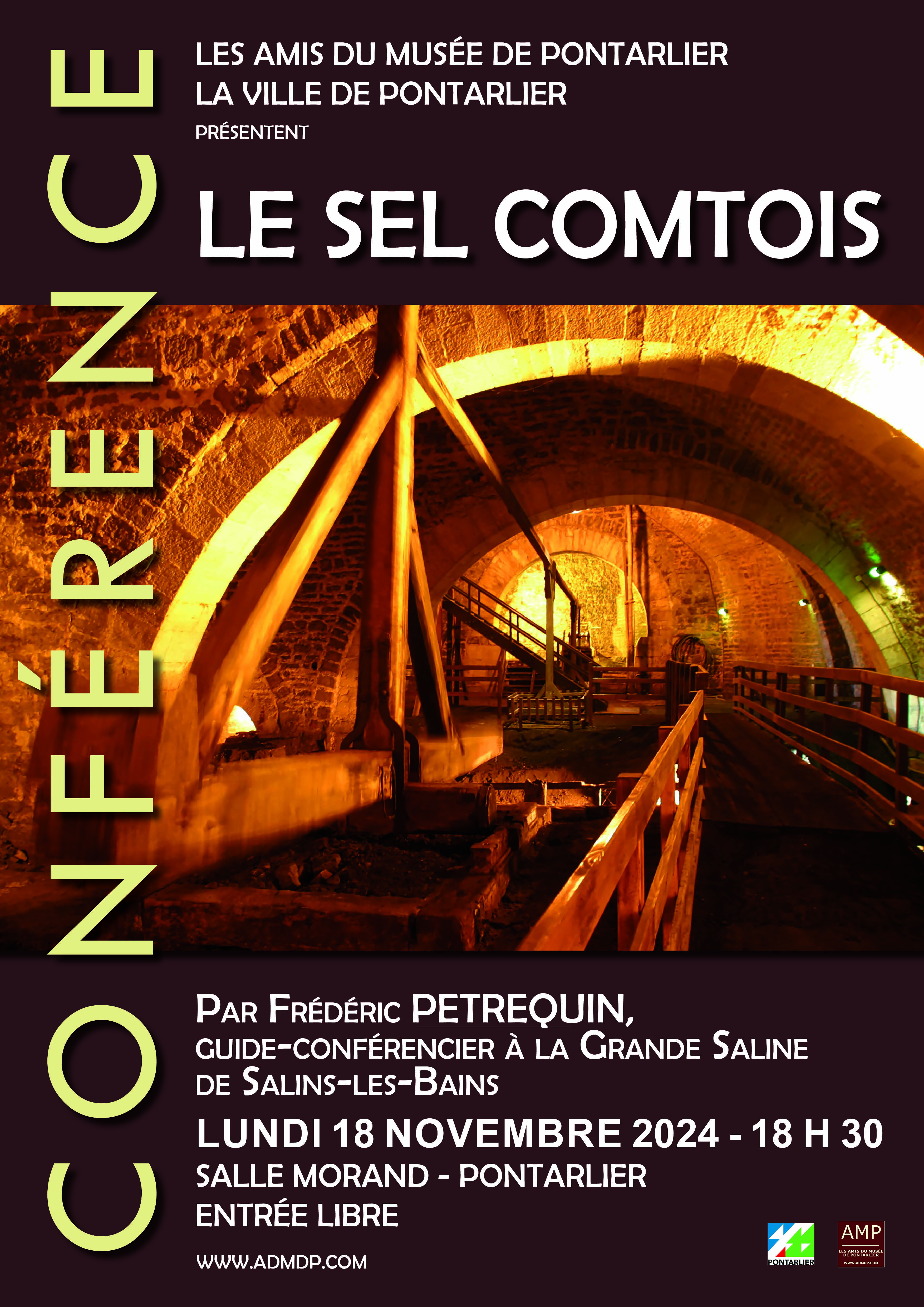 18 novembre - conférence sur le sel comtois - Pontarlier