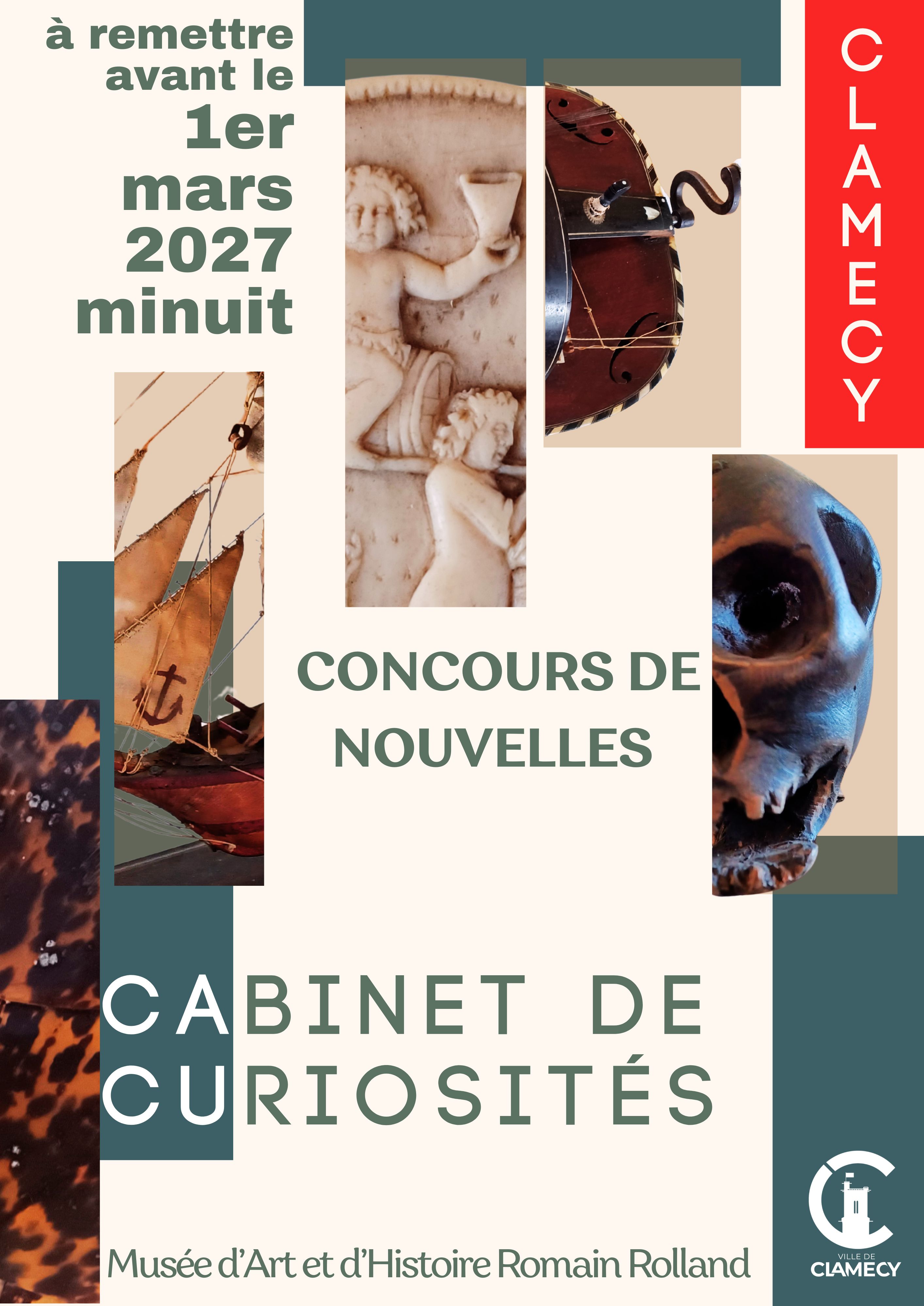 Concours de nouvelles dans le cadre de l'exposition "Cabinet de curiosités"