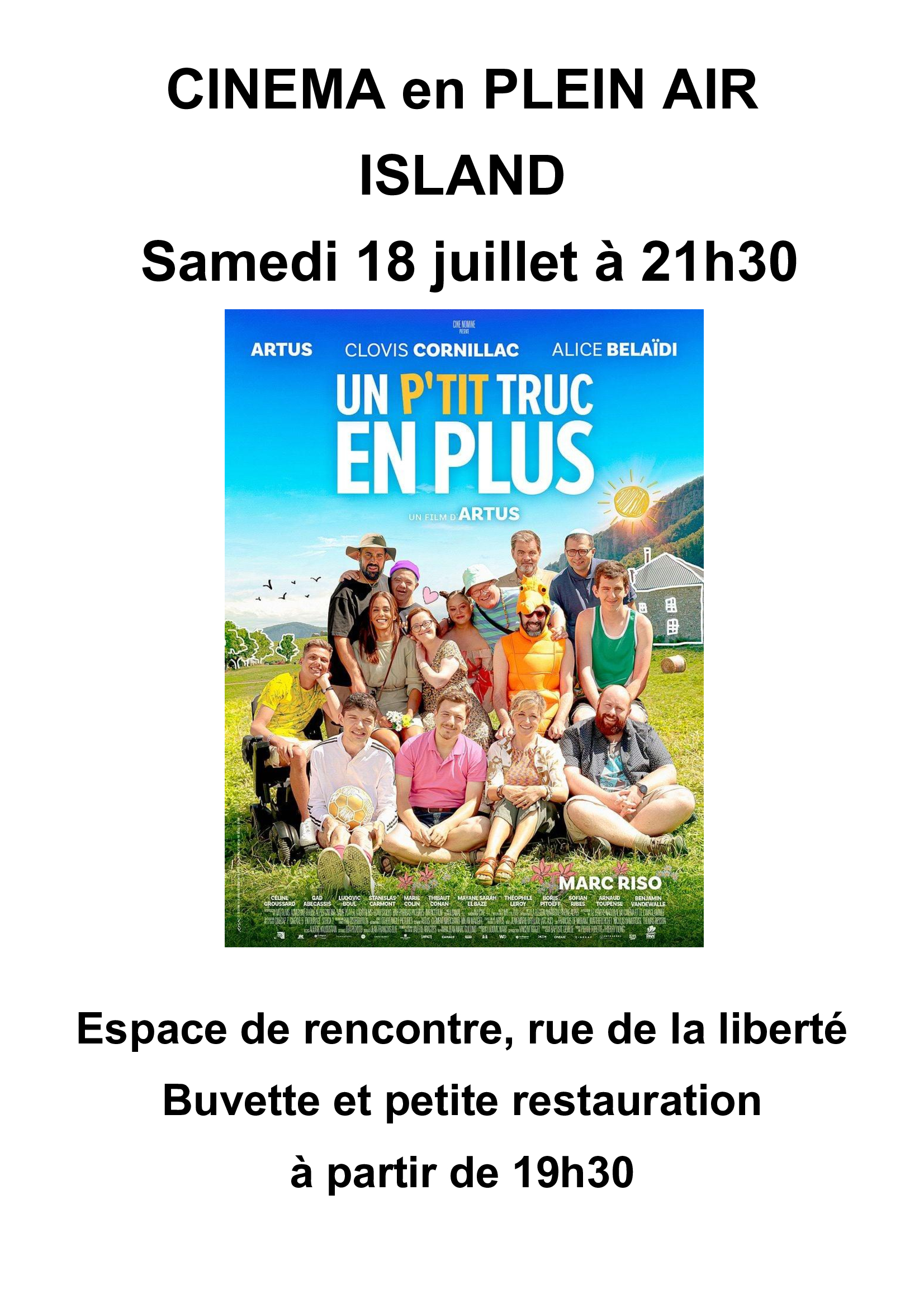 Cinéma en plein air