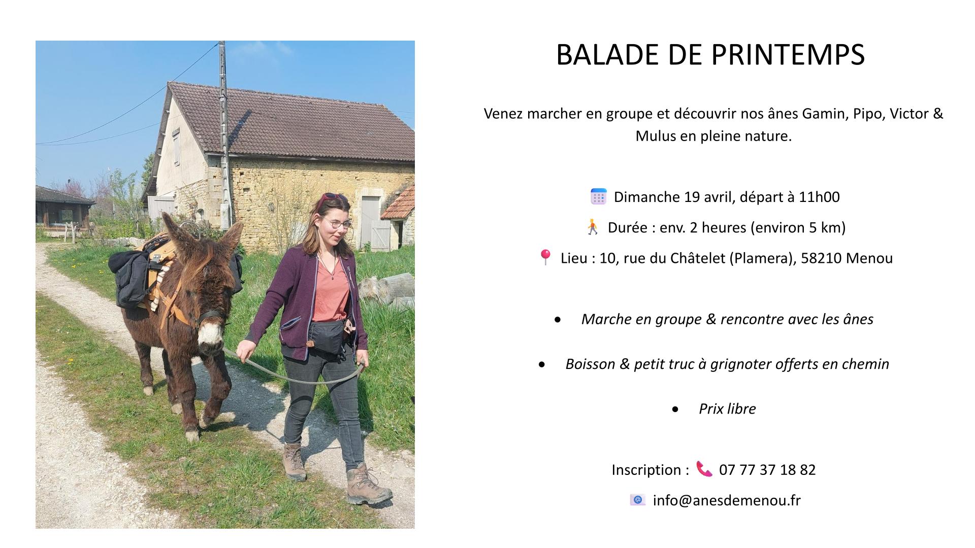 Balade de printemps — visuel événement
