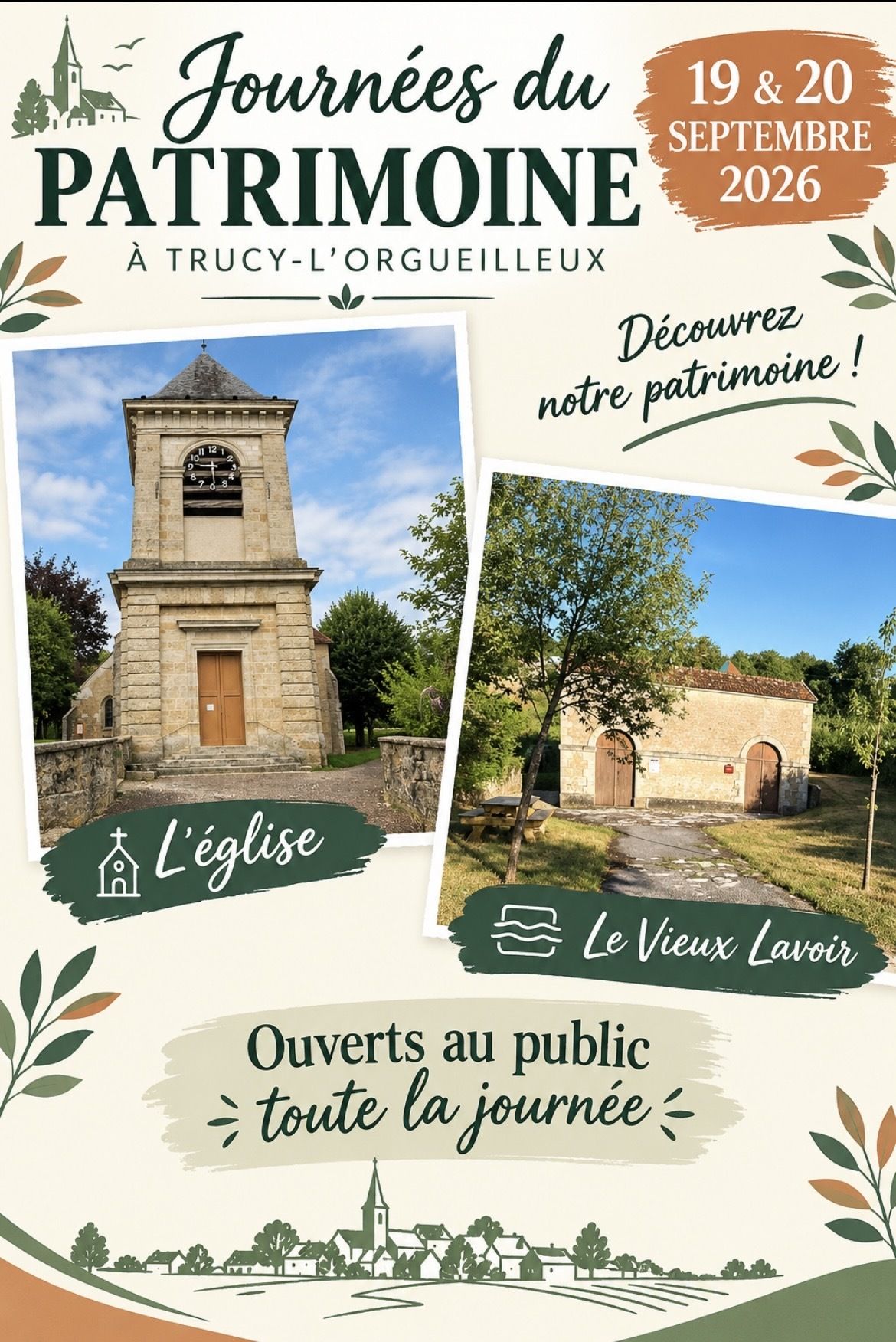 JEP - Visite de l'Église Saint Jean-Baptiste et du Vieux lavoir