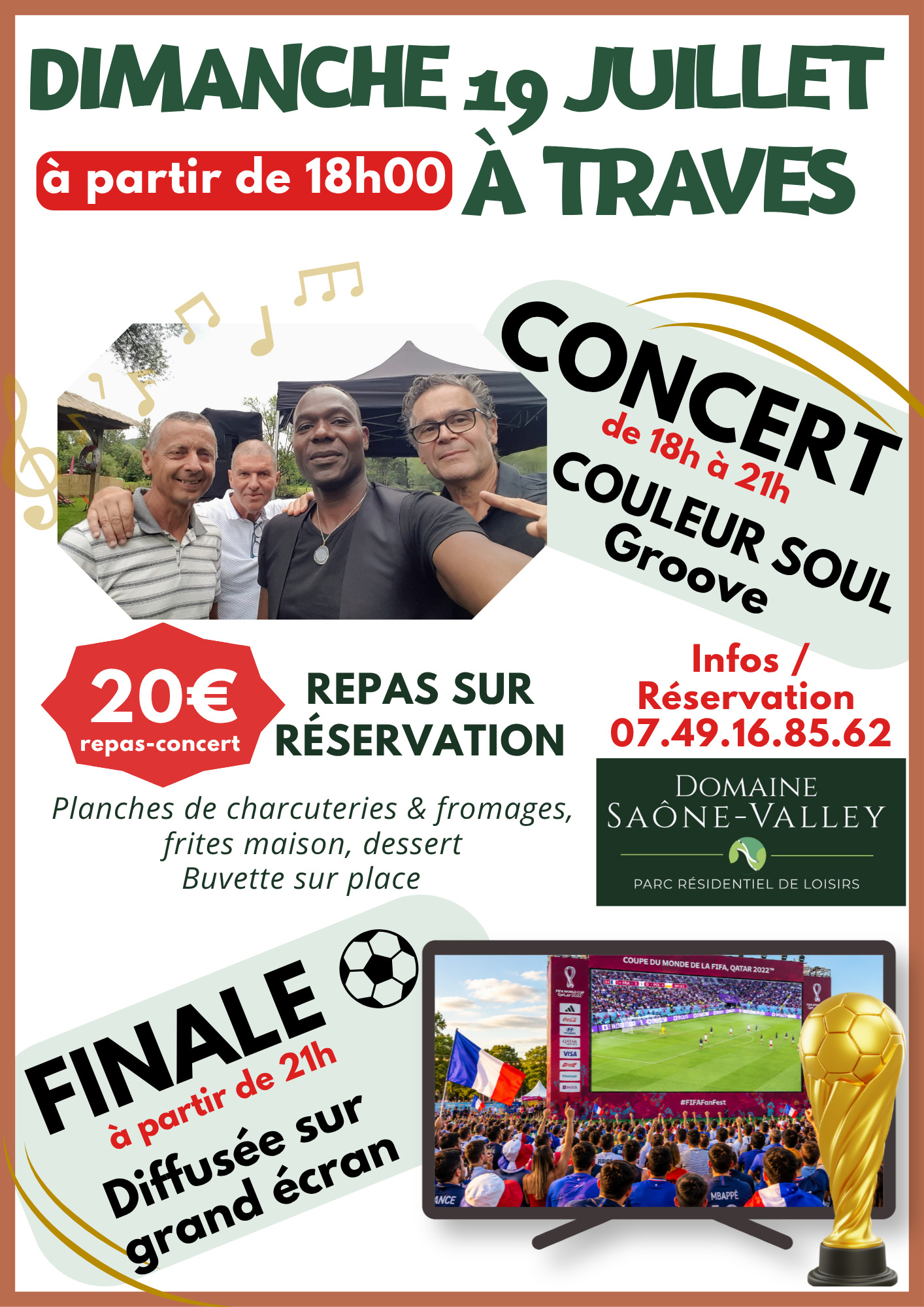 Soirée Concert "Couleur Soul" à Traves
