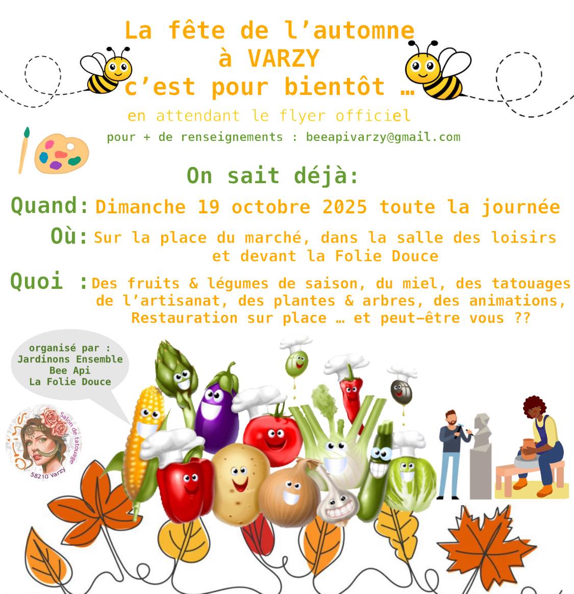 19 octobre 2025 - Fête de l'automne - Varzy