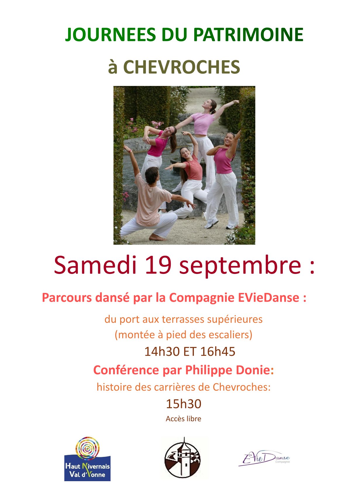 Journées Européennes du Patrimoine : Parcours dansé et conférence