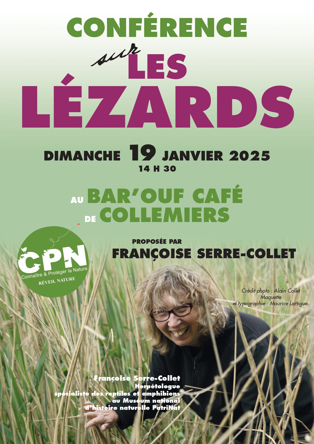 Conférence sur les lézards