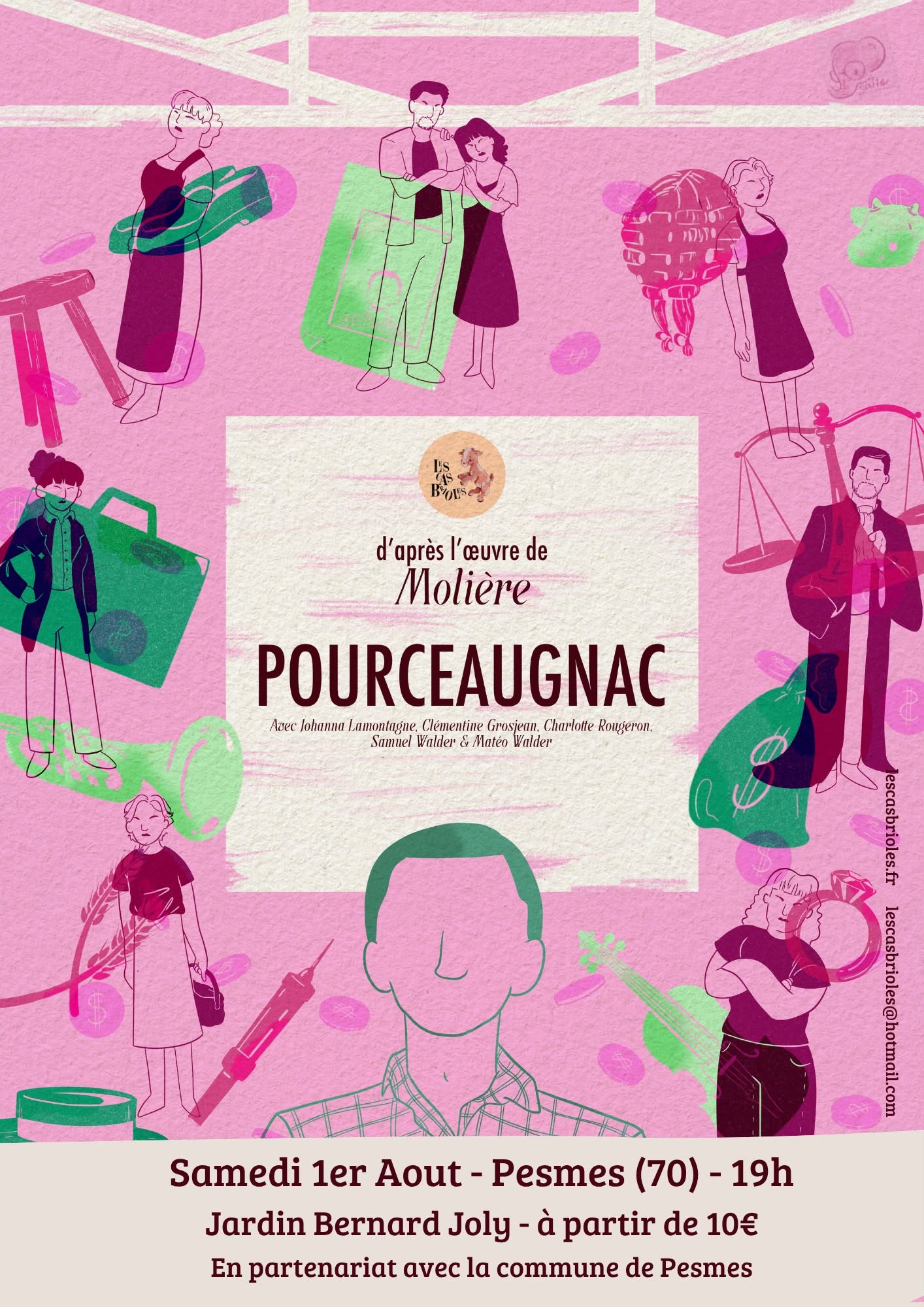 Pourceaugnac d'après l'oeuvre de Molière