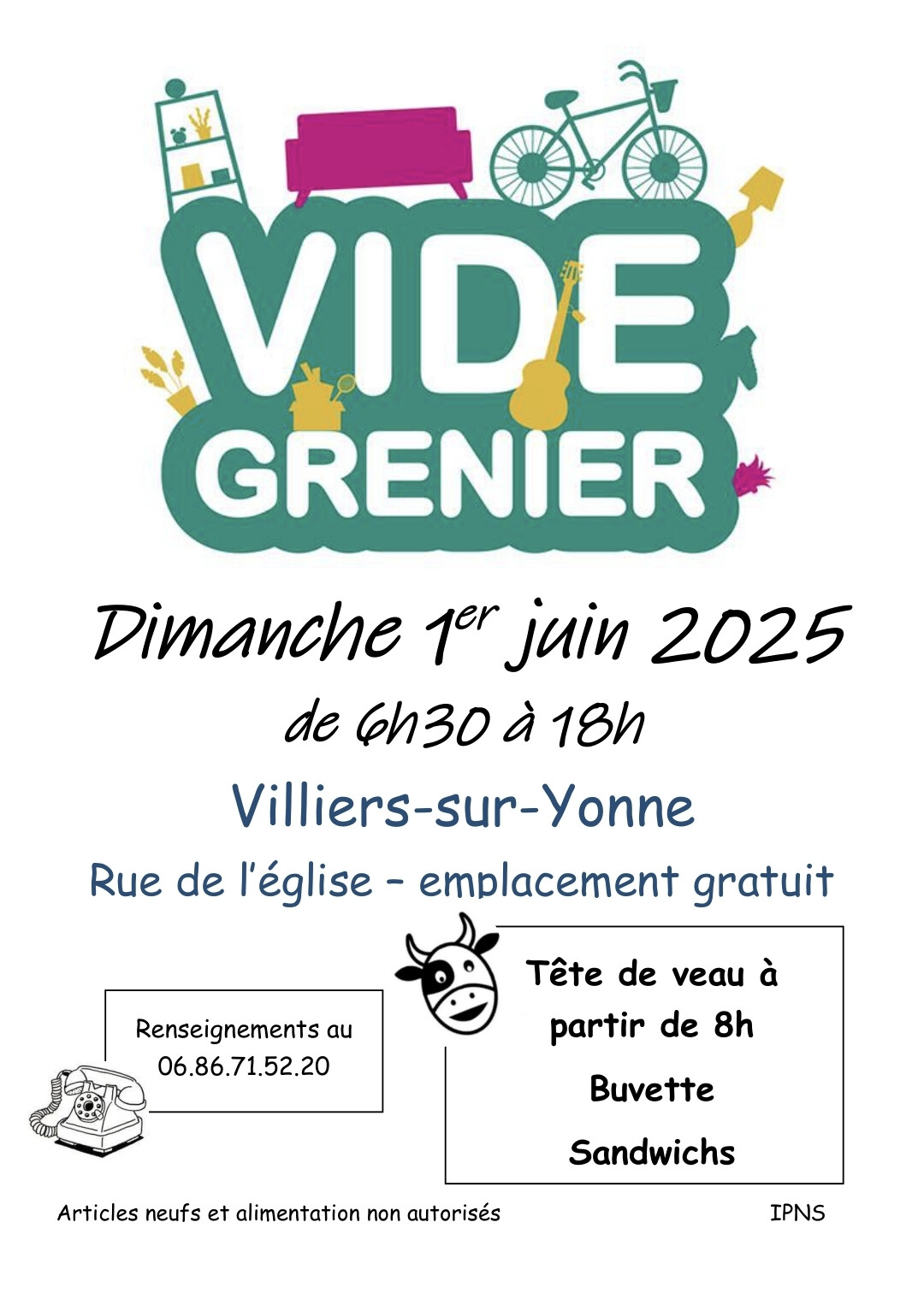 Vide Greniers VILLIERS-SUR-YONNE