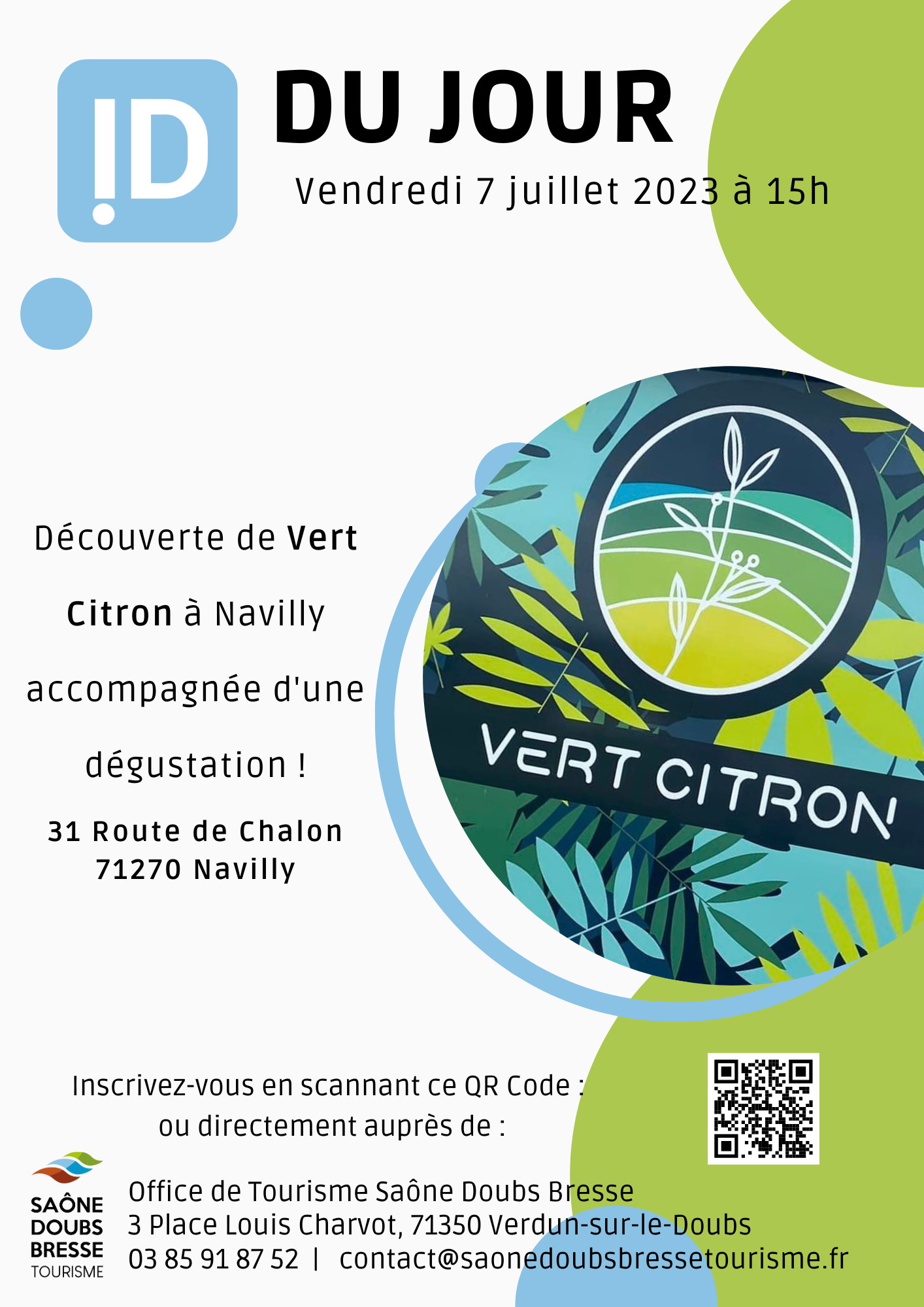 Instants Découvertes - Vert Citron