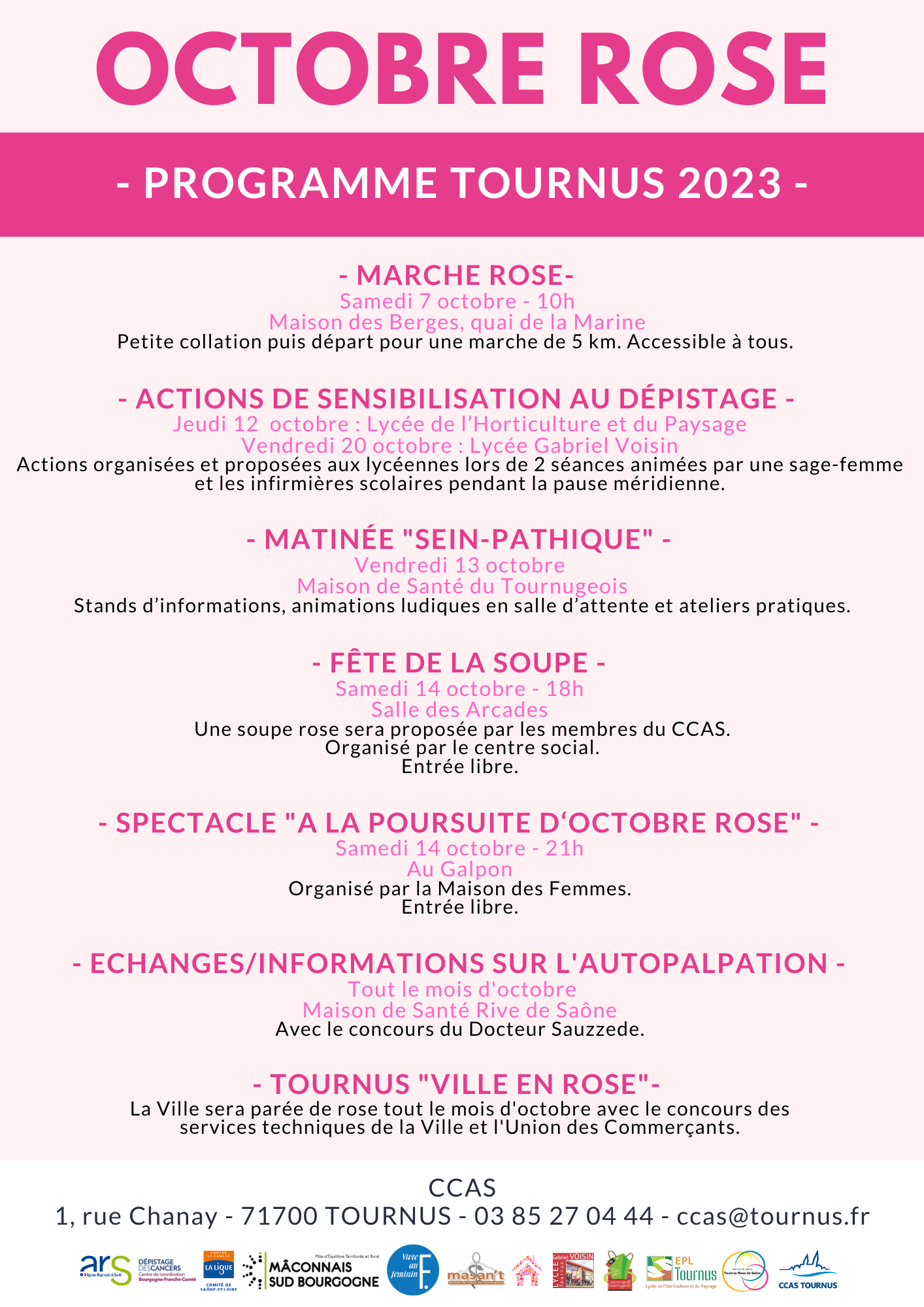 Octobre rose 2023 - 2