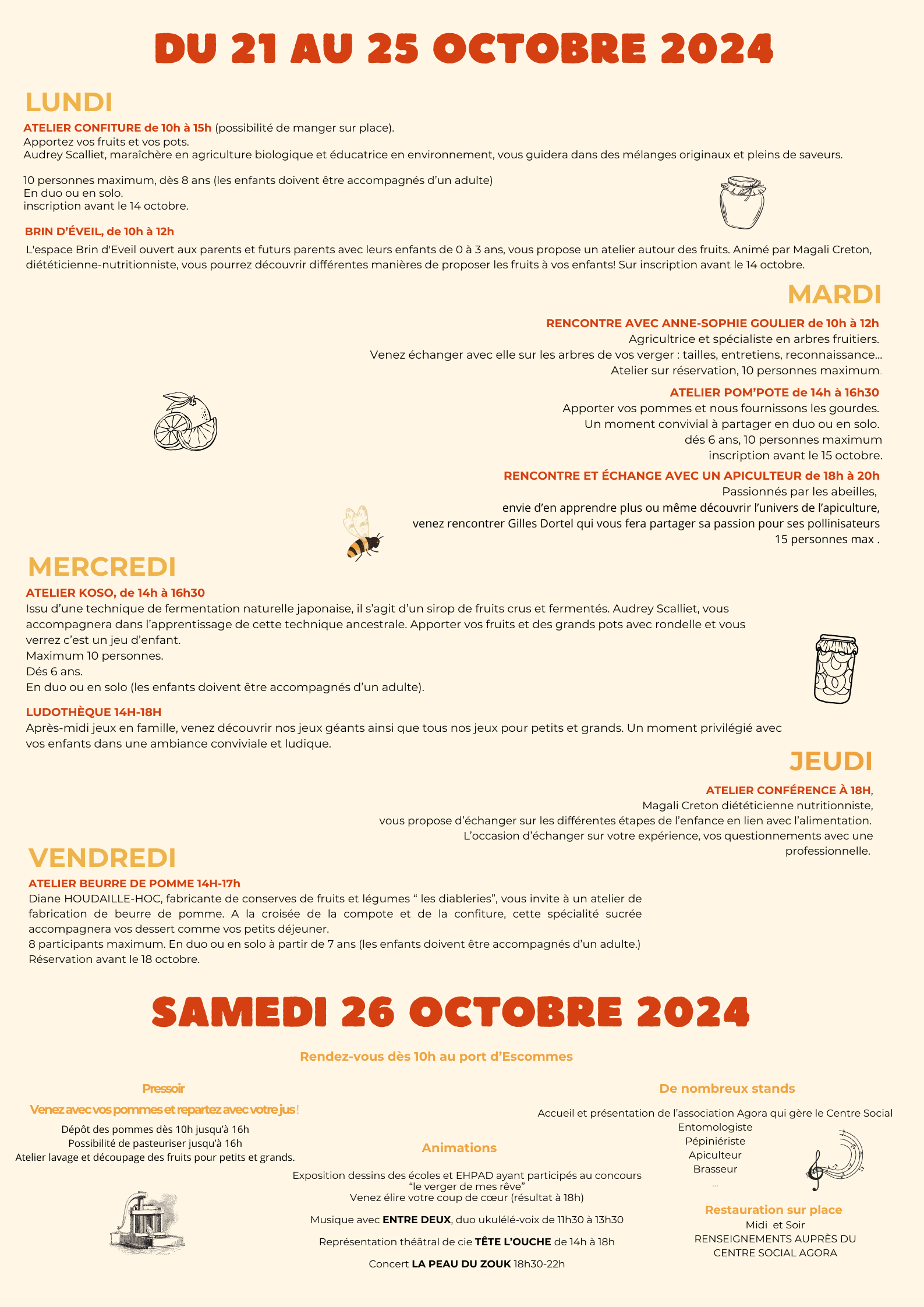 Affiche Fête de la pomme et du verger - 2