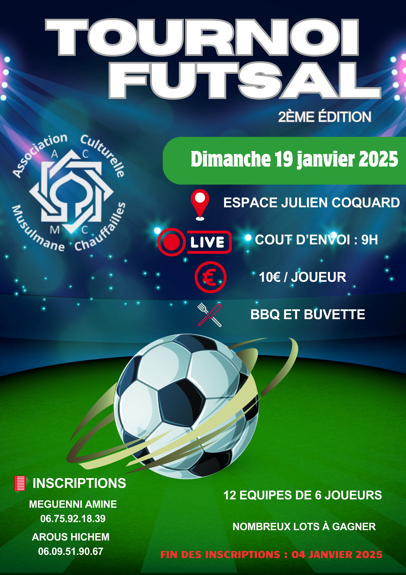 Tournoi Futsal 2025 ACMC