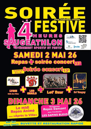 Saugeathlon 2026 - Les festivités