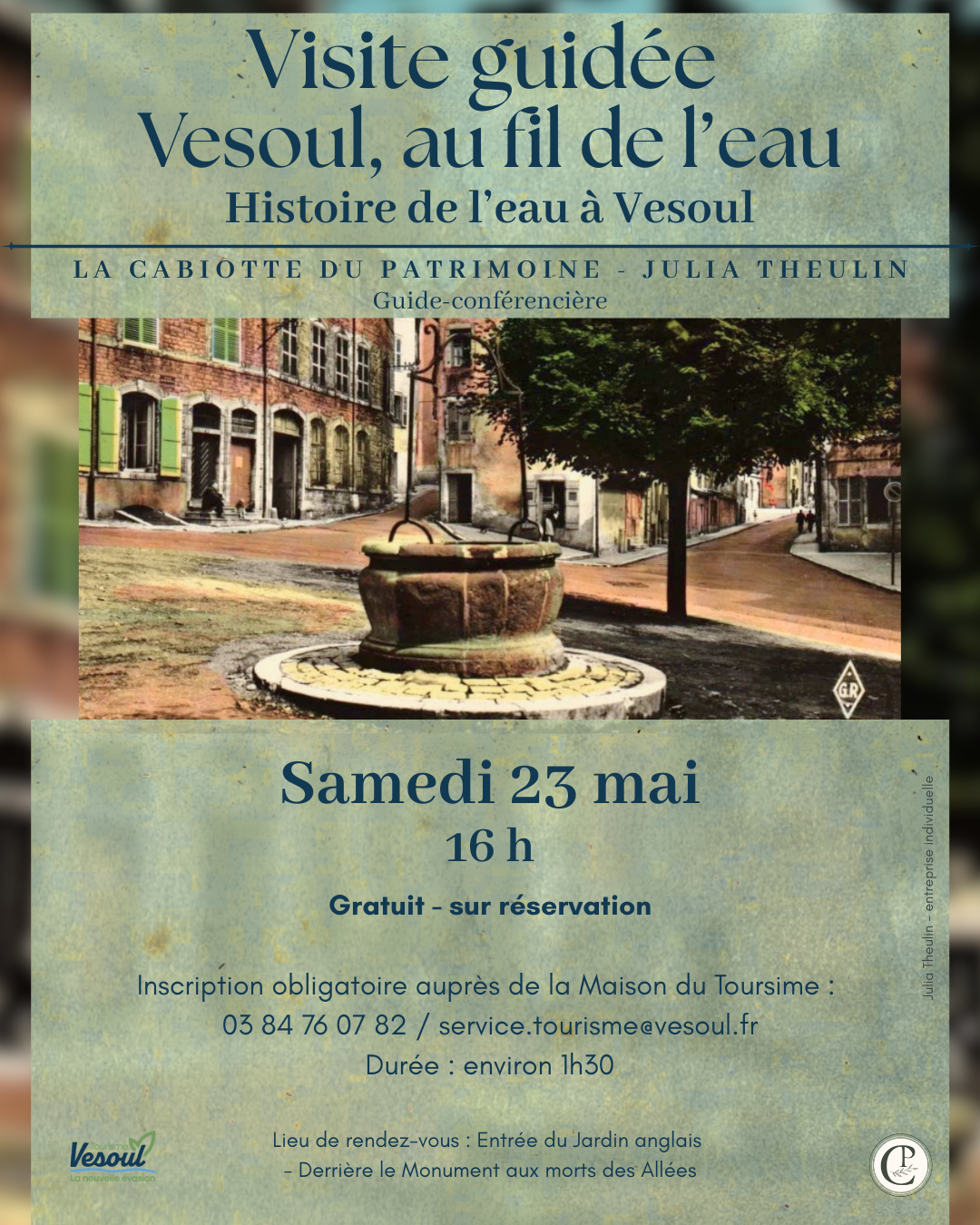 Visite guidée Vesoul au fil de l'eau : Histoire de l'eau à Vesoul
