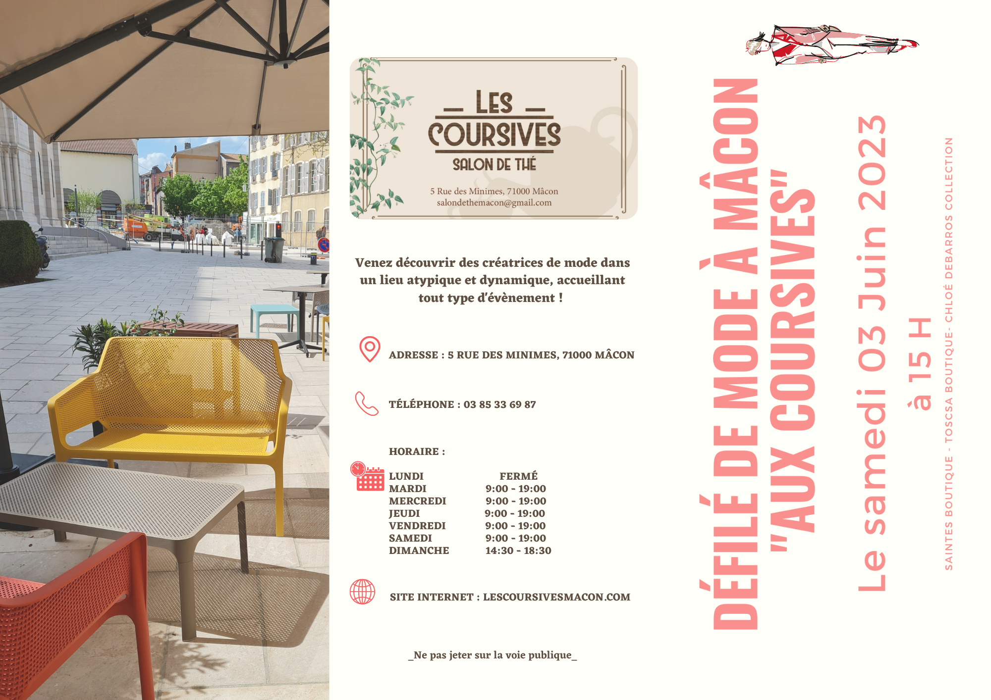 Brochure défilé de mode