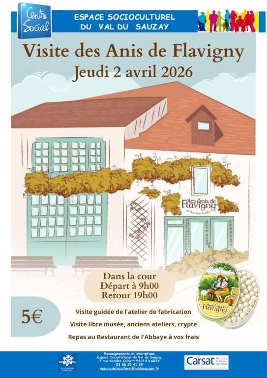 Visite des Anis de Flavigny