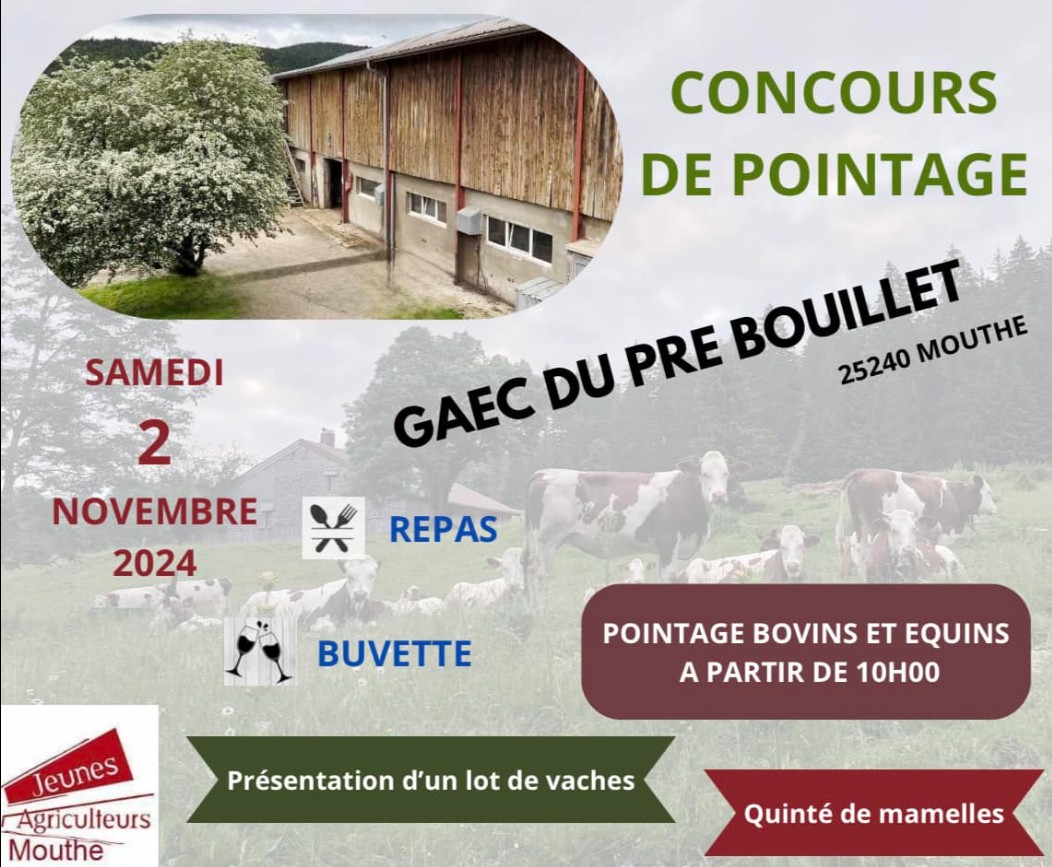 2 nov - concours de pointage - Mouthe