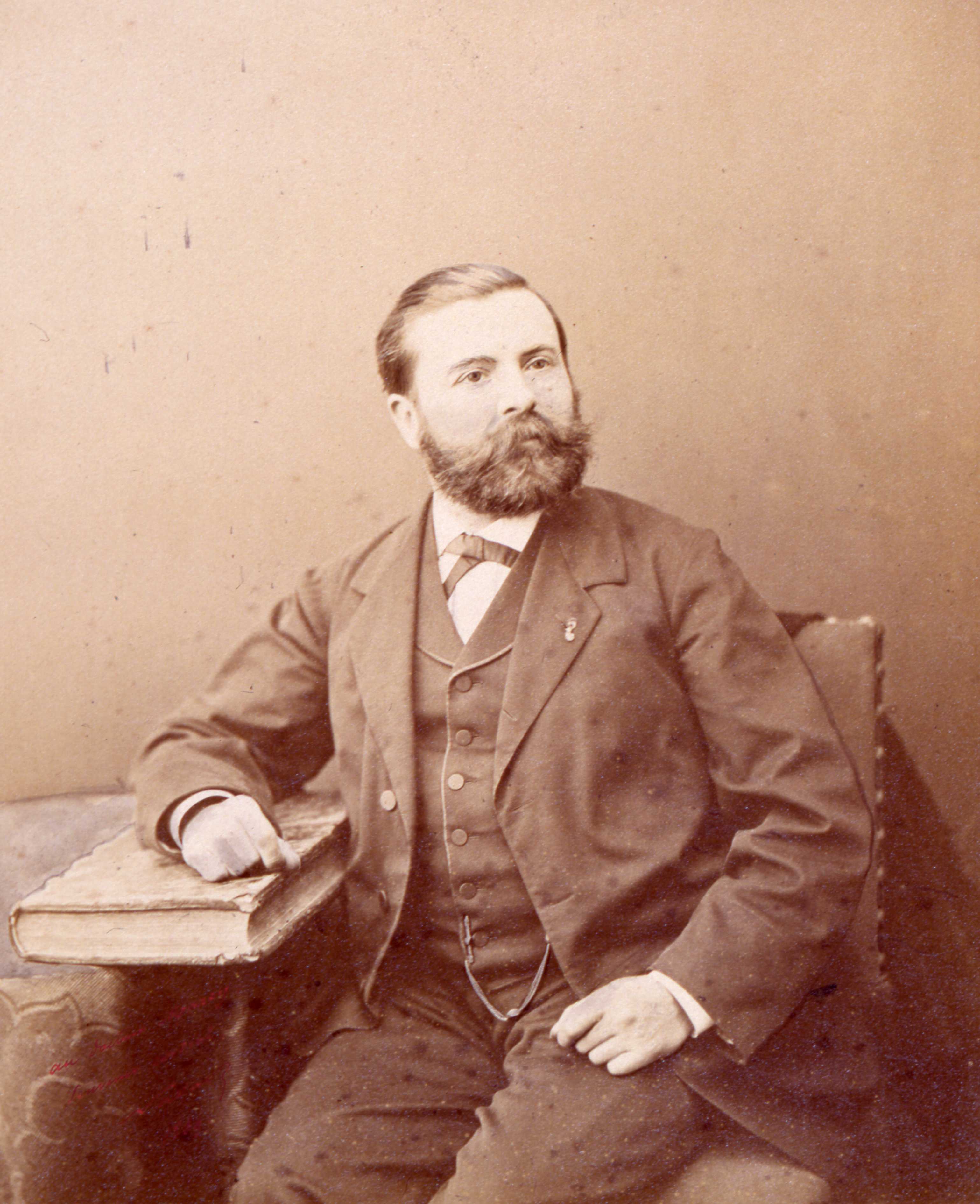 Nadar, Portrait d'Etienne Jules Marey à l'âge de 39 ans