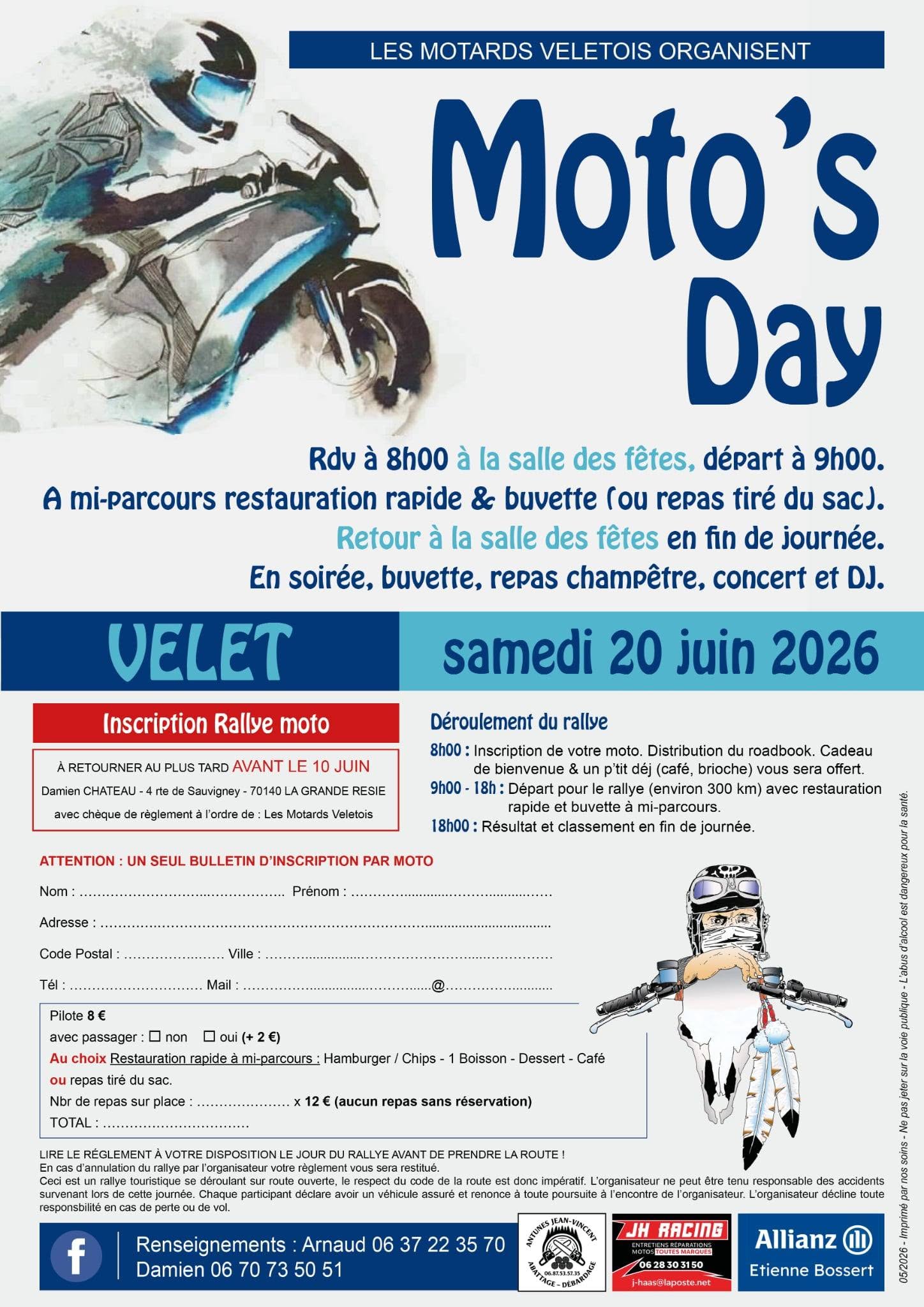 Rallye Moto et concert