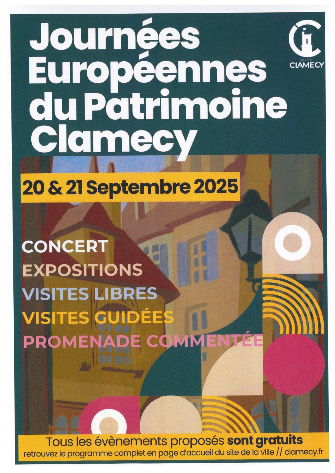 20-21 septembre 2025 - Affiche J.E.P. - Clamecy